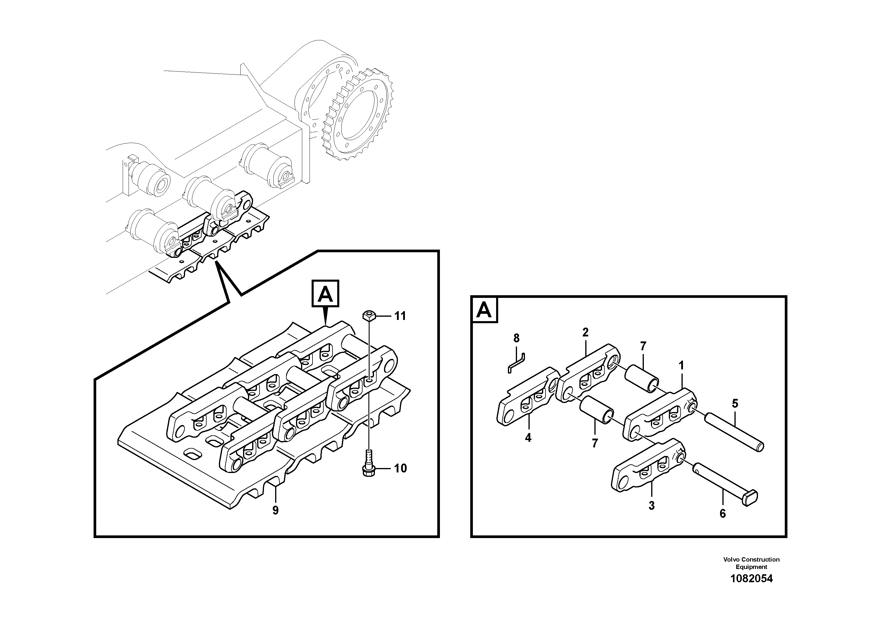 Track Chain VOE14722880 VOLVO