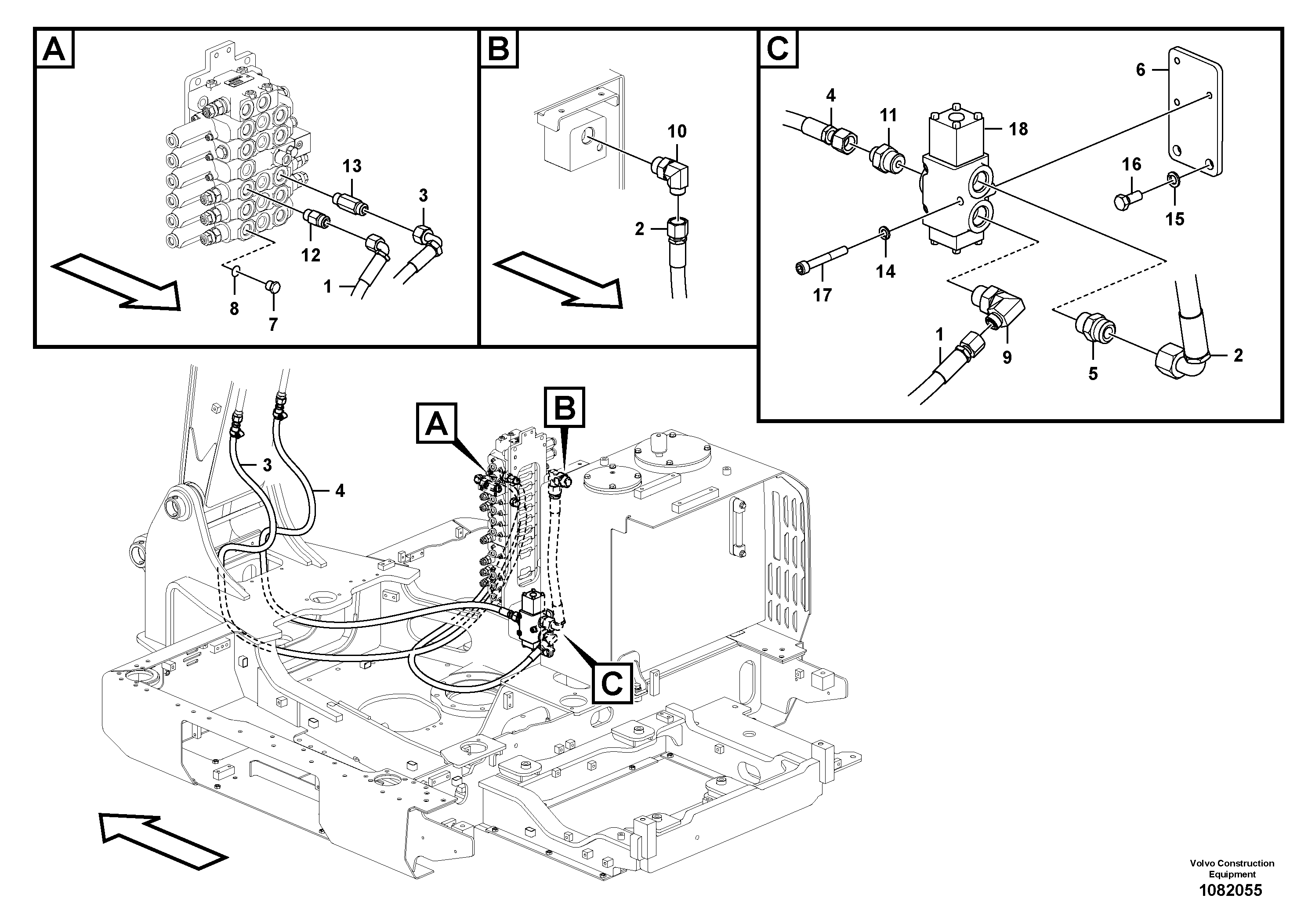 Hose assembly VOE14701439 VOLVO