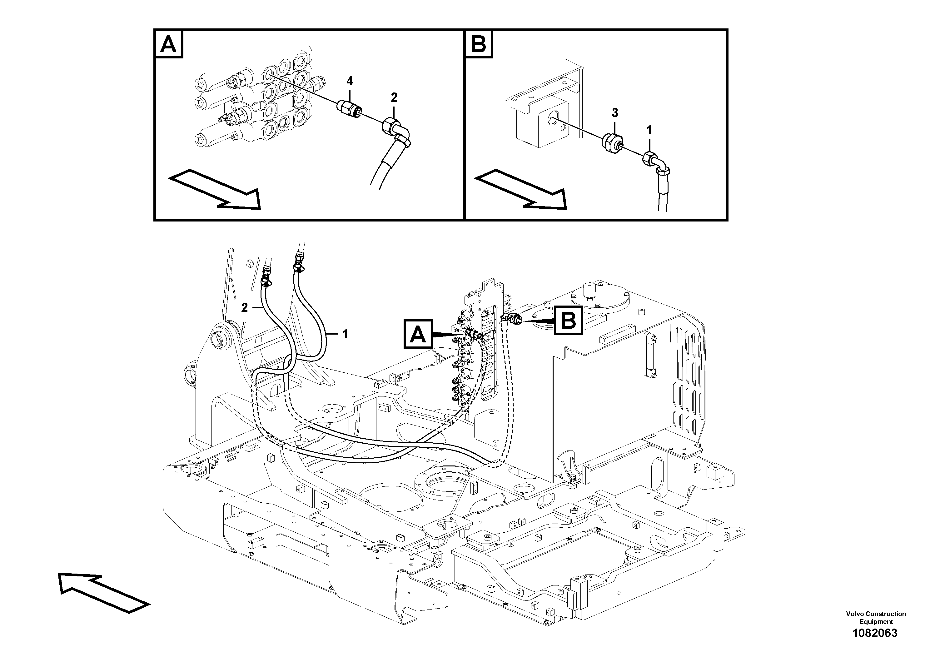 Timing gear casing VOE14695741 VOLVO