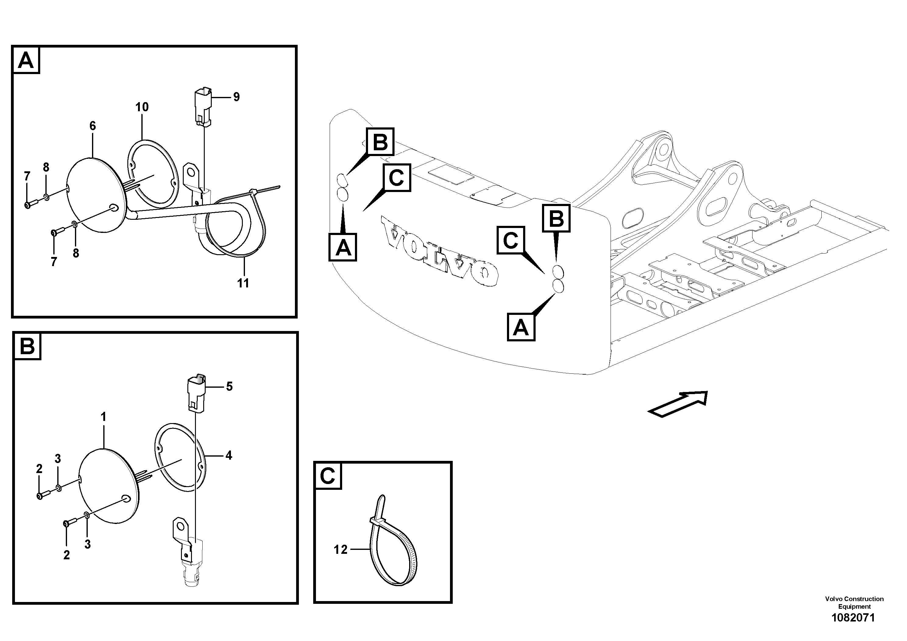 Brake Shield VOE982541 VOLVO