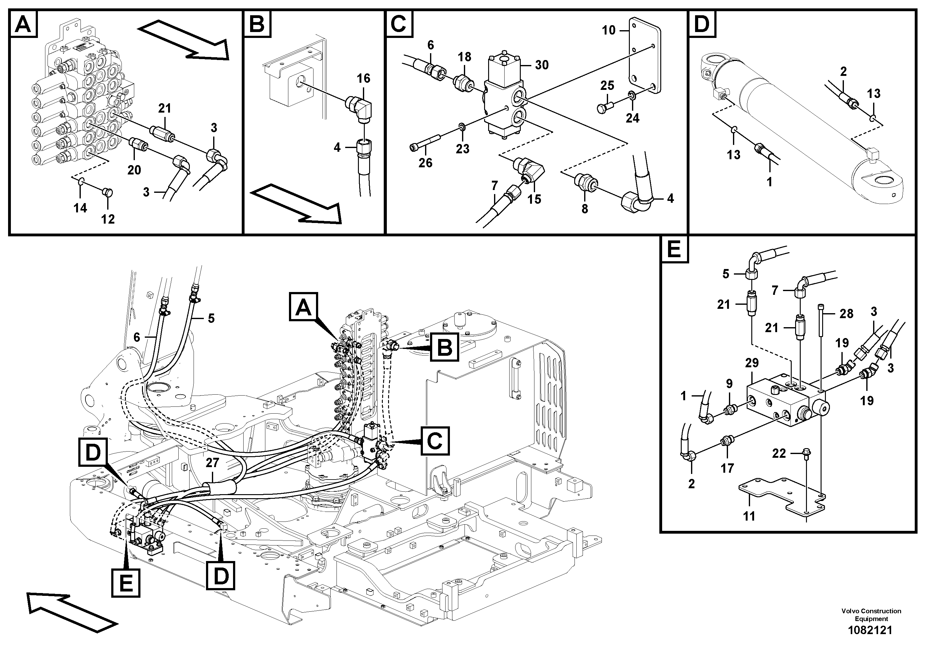 Seat frame VOE14707724 VOLVO