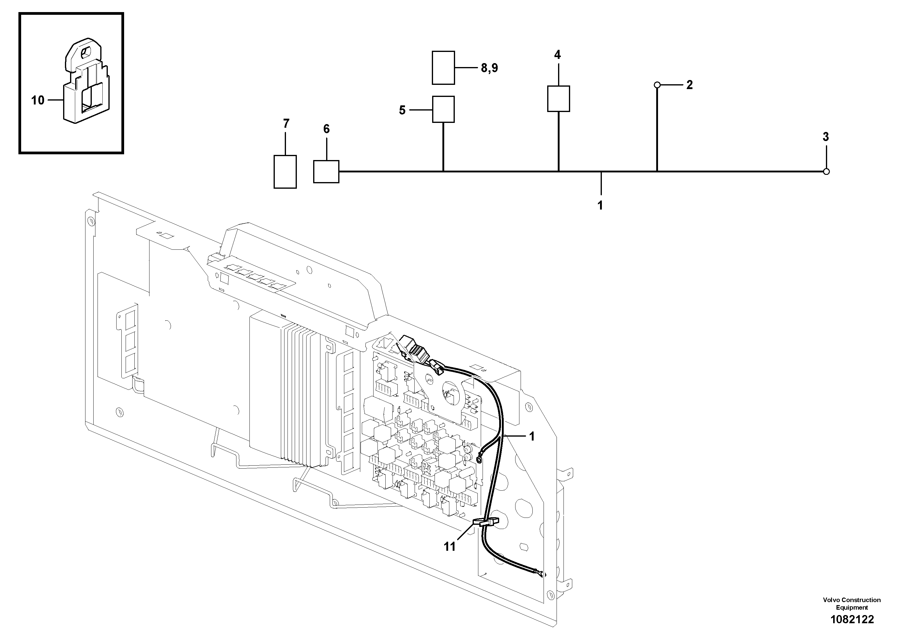 Cable terminal VOE973118 VOLVO
