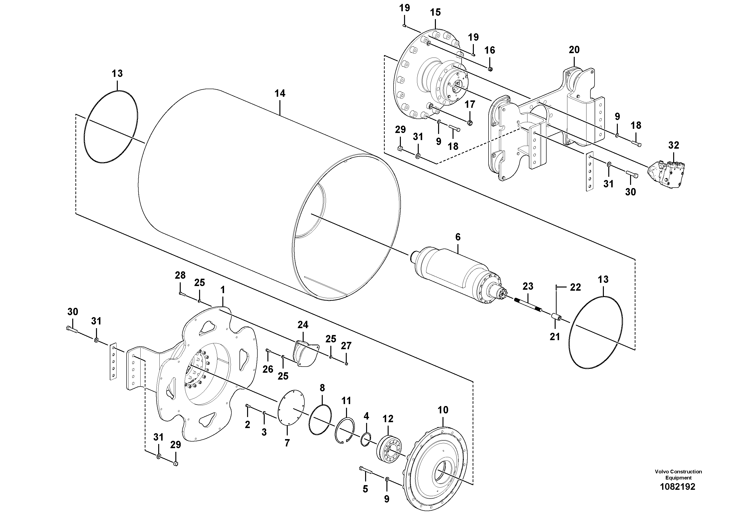 Oil Bath Filter VOE12814053 VOLVO