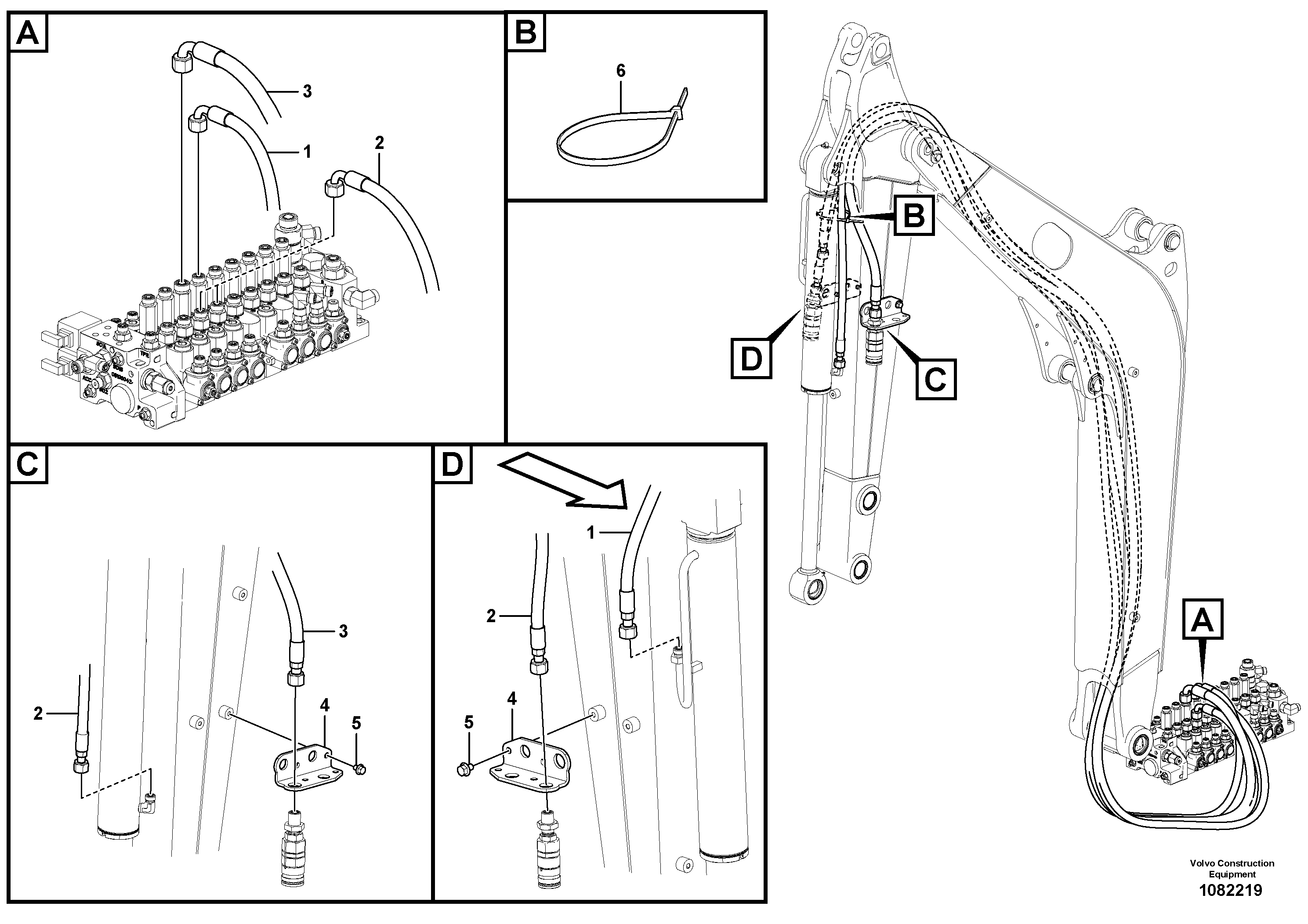 Timing gear casing VOE15696837 VOLVO