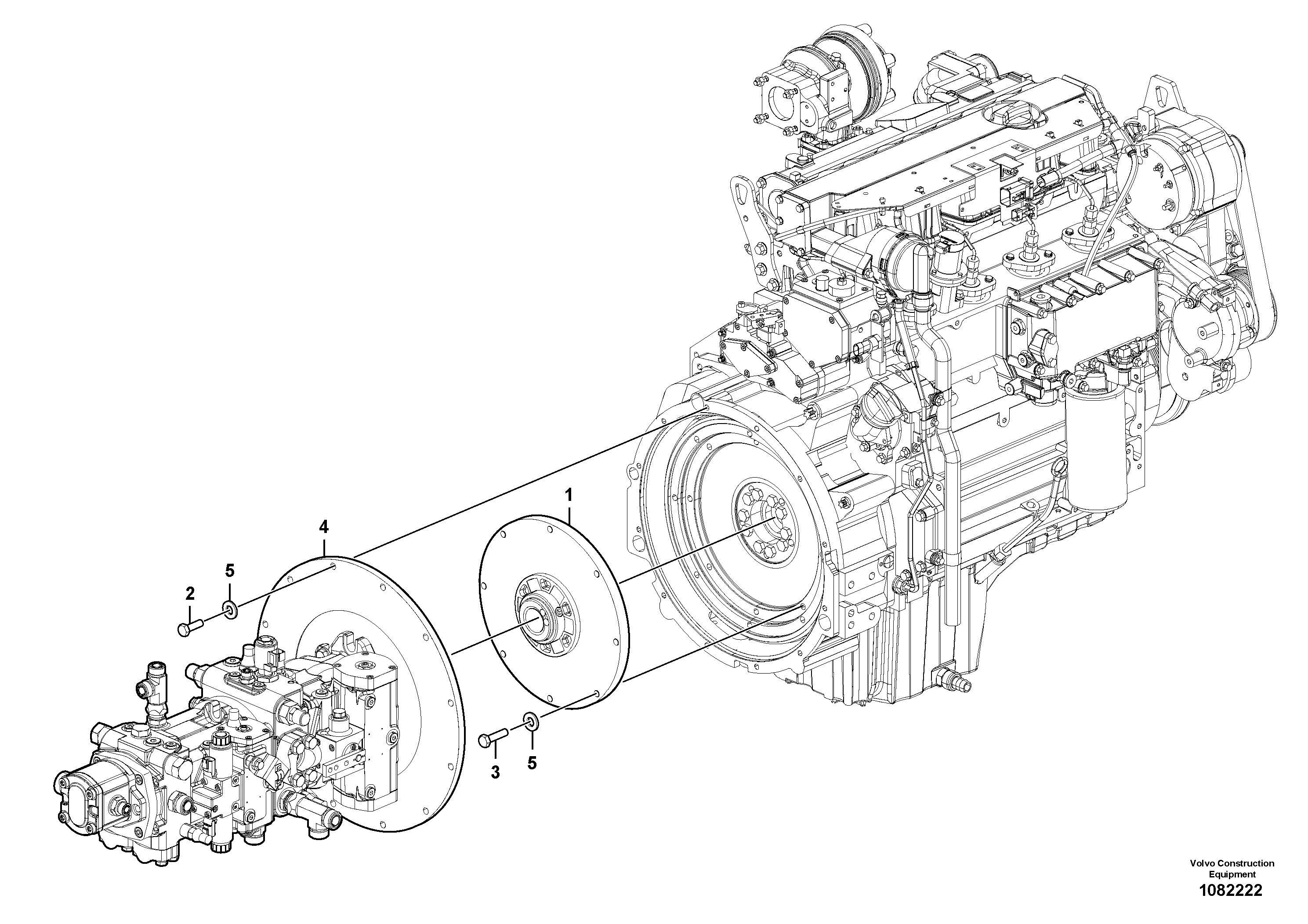 Hydraulic Pump VOE12802615 VOLVO