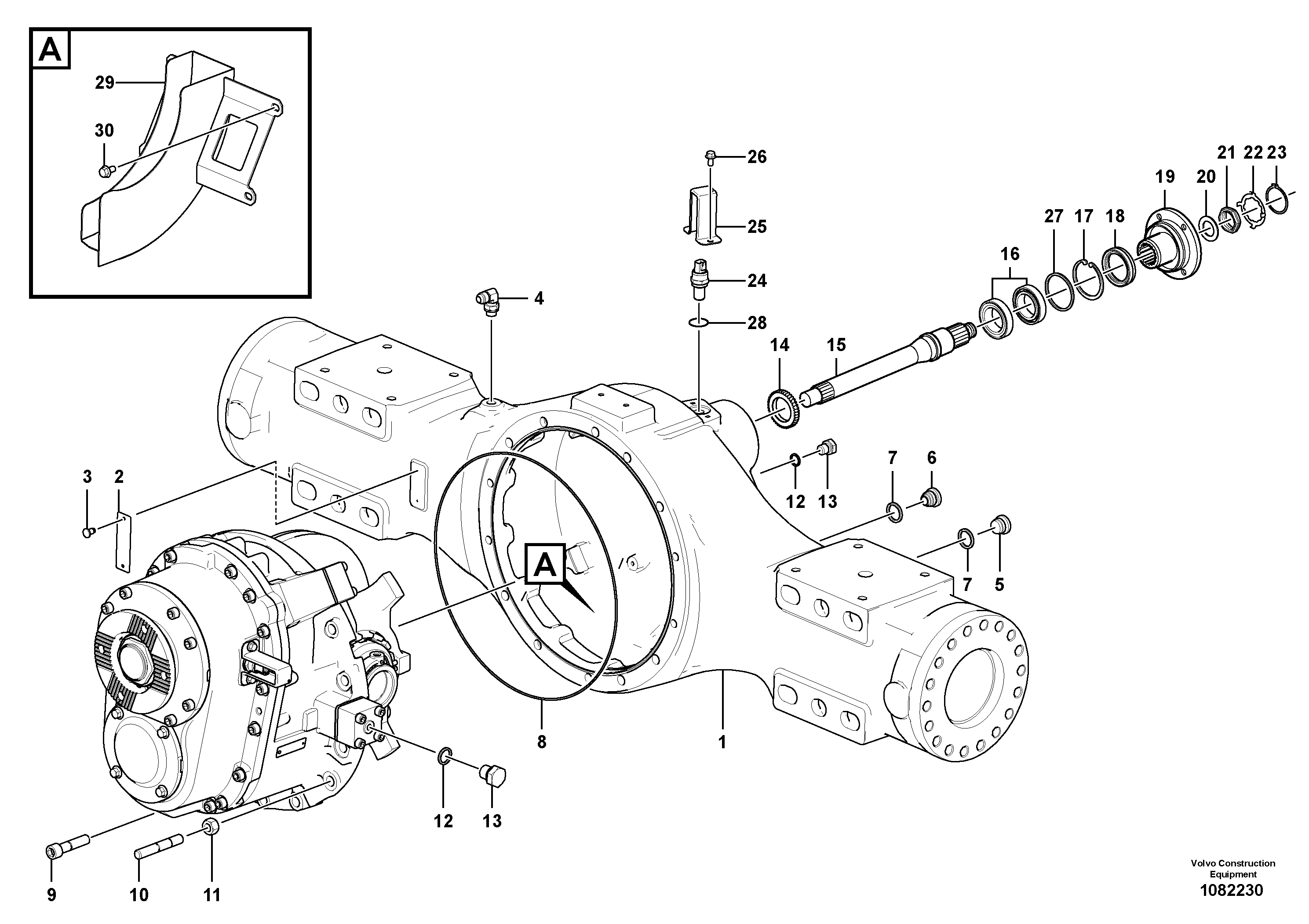 Bearing Housing VOE17239624 VOLVO