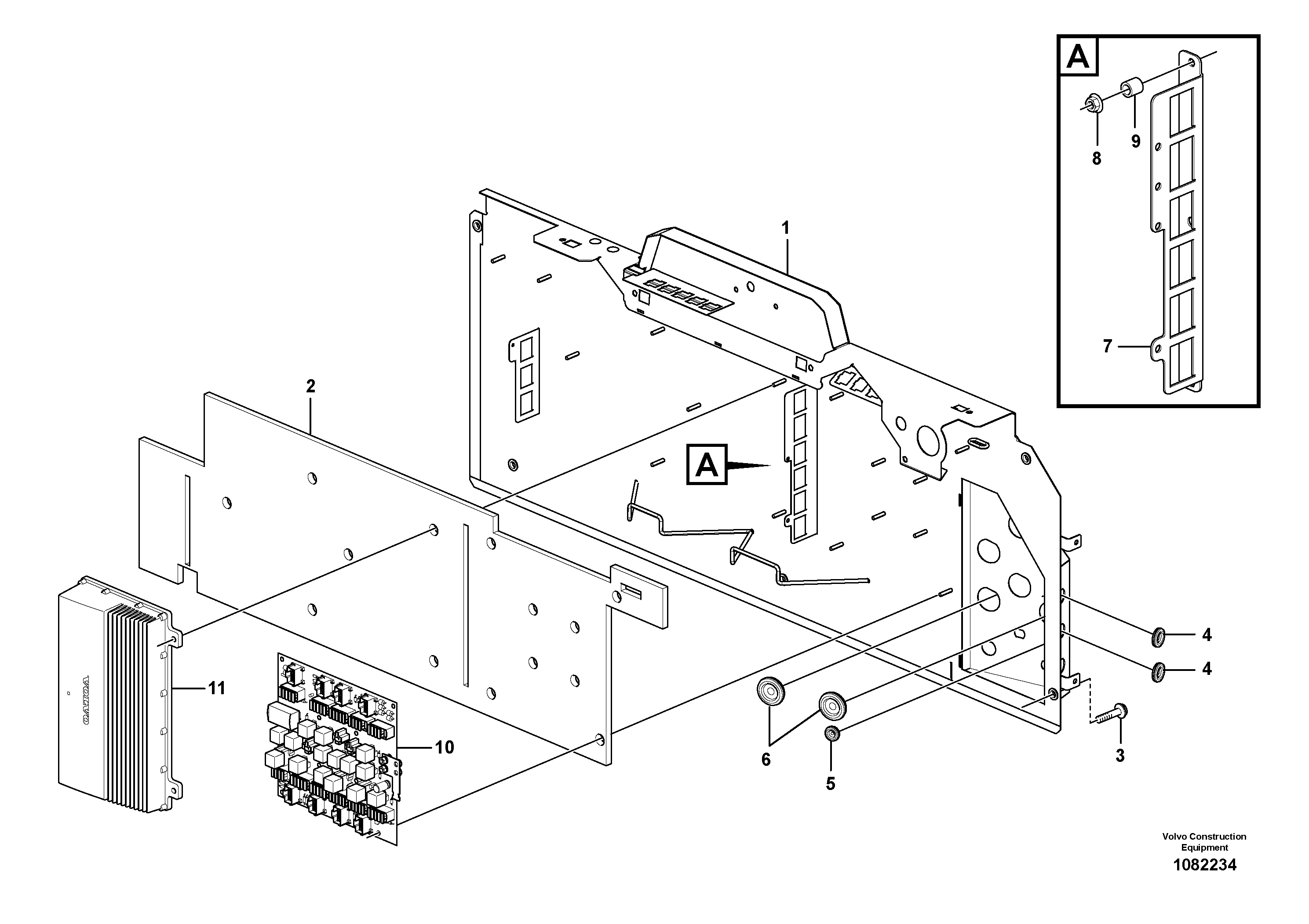 Rear Wall Panel VOE16048826 VOLVO