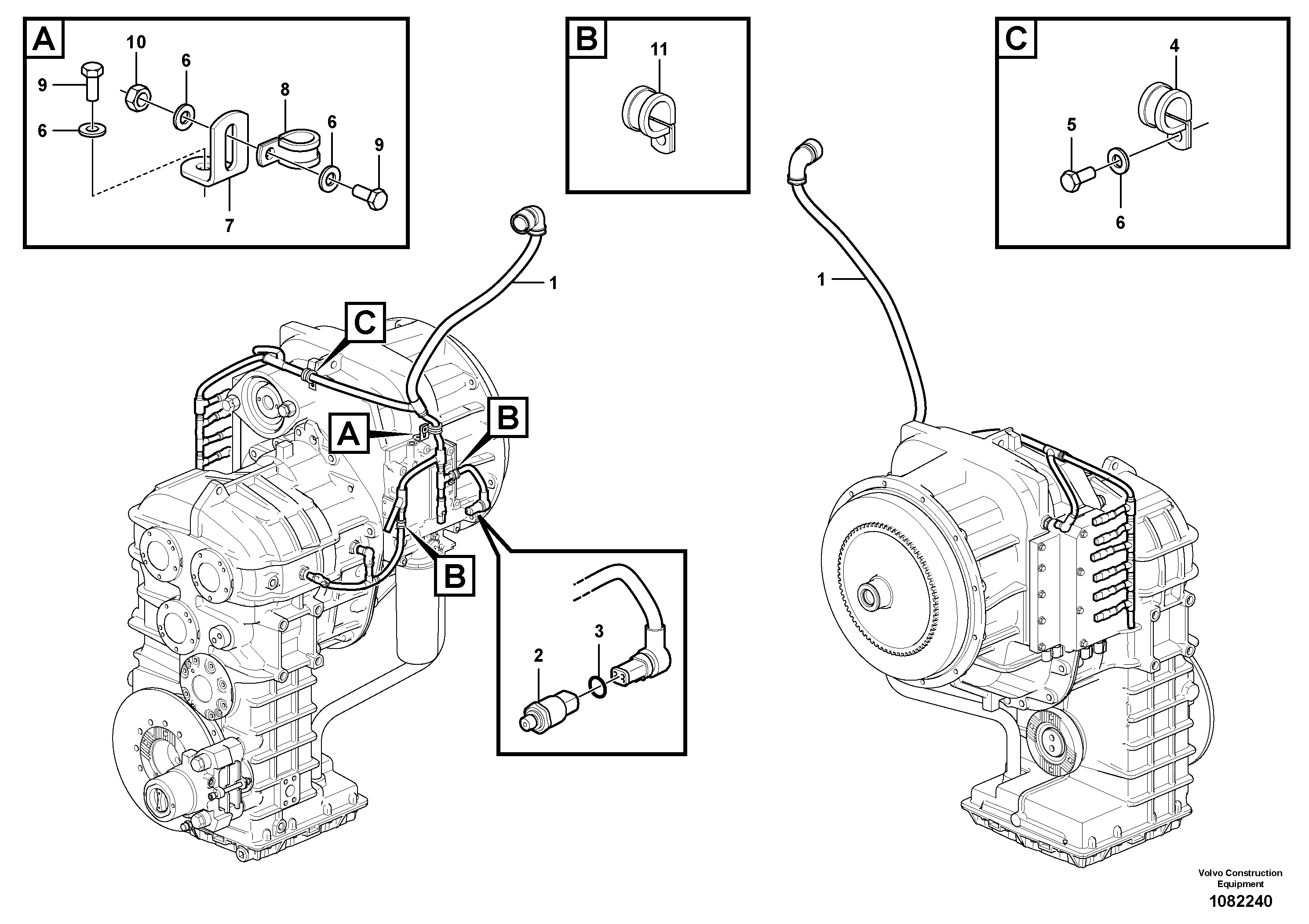 Support Leg VOE16039125 VOLVO