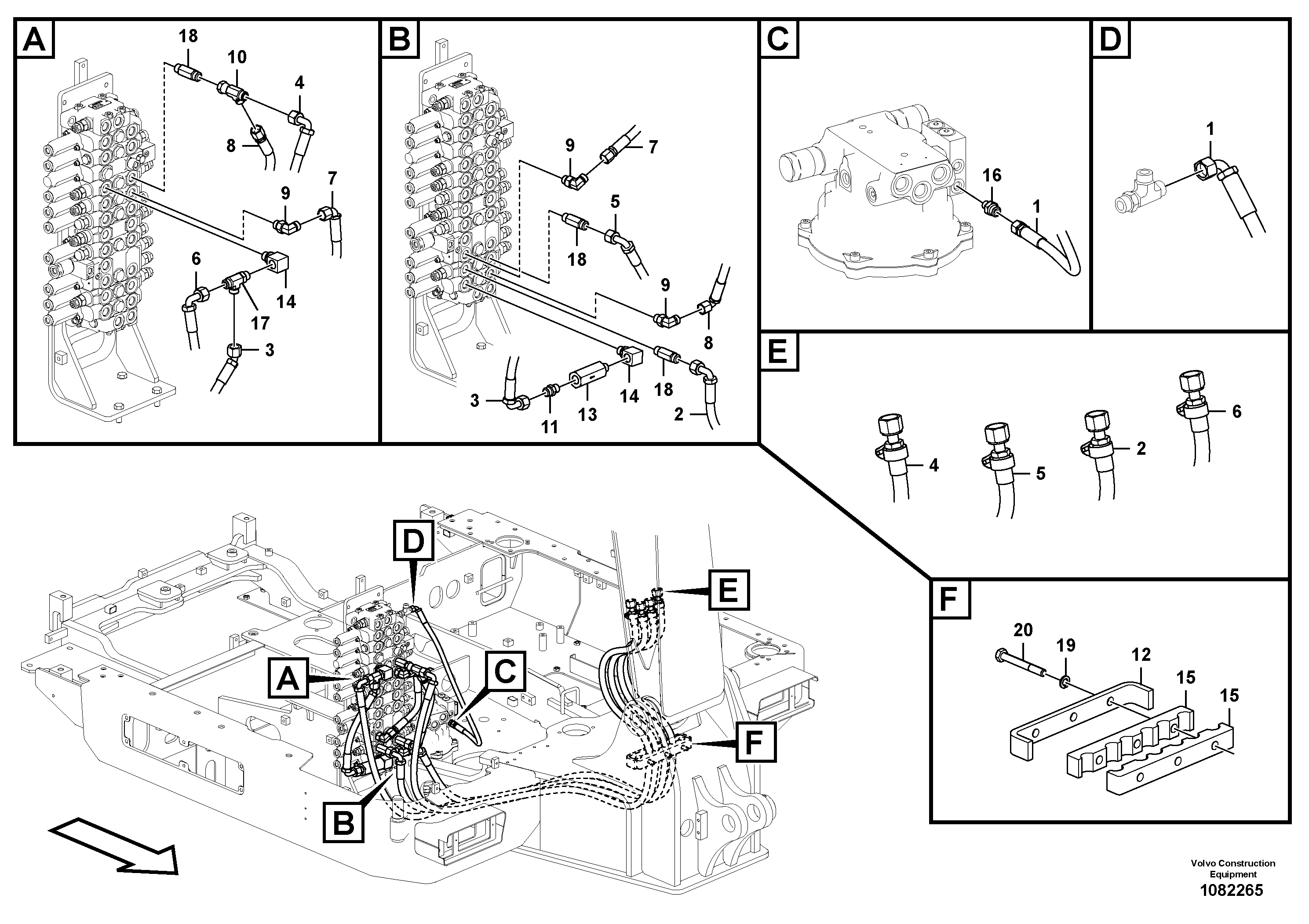 Timing gear casing RM/VOE14706980 VOLVO