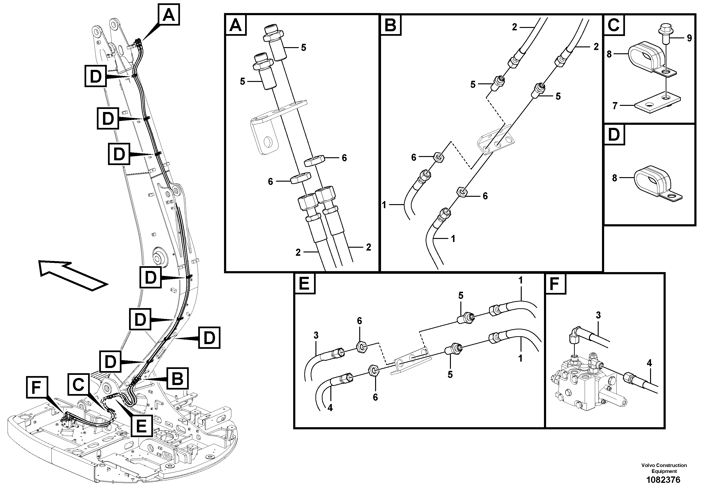Timing gear casing VOE15800412 VOLVO