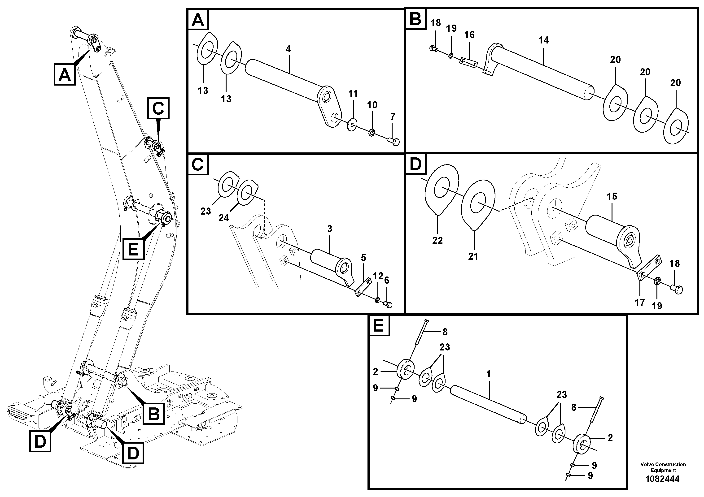 Swg Lk Cylinder VOE14698960 VOLVO
