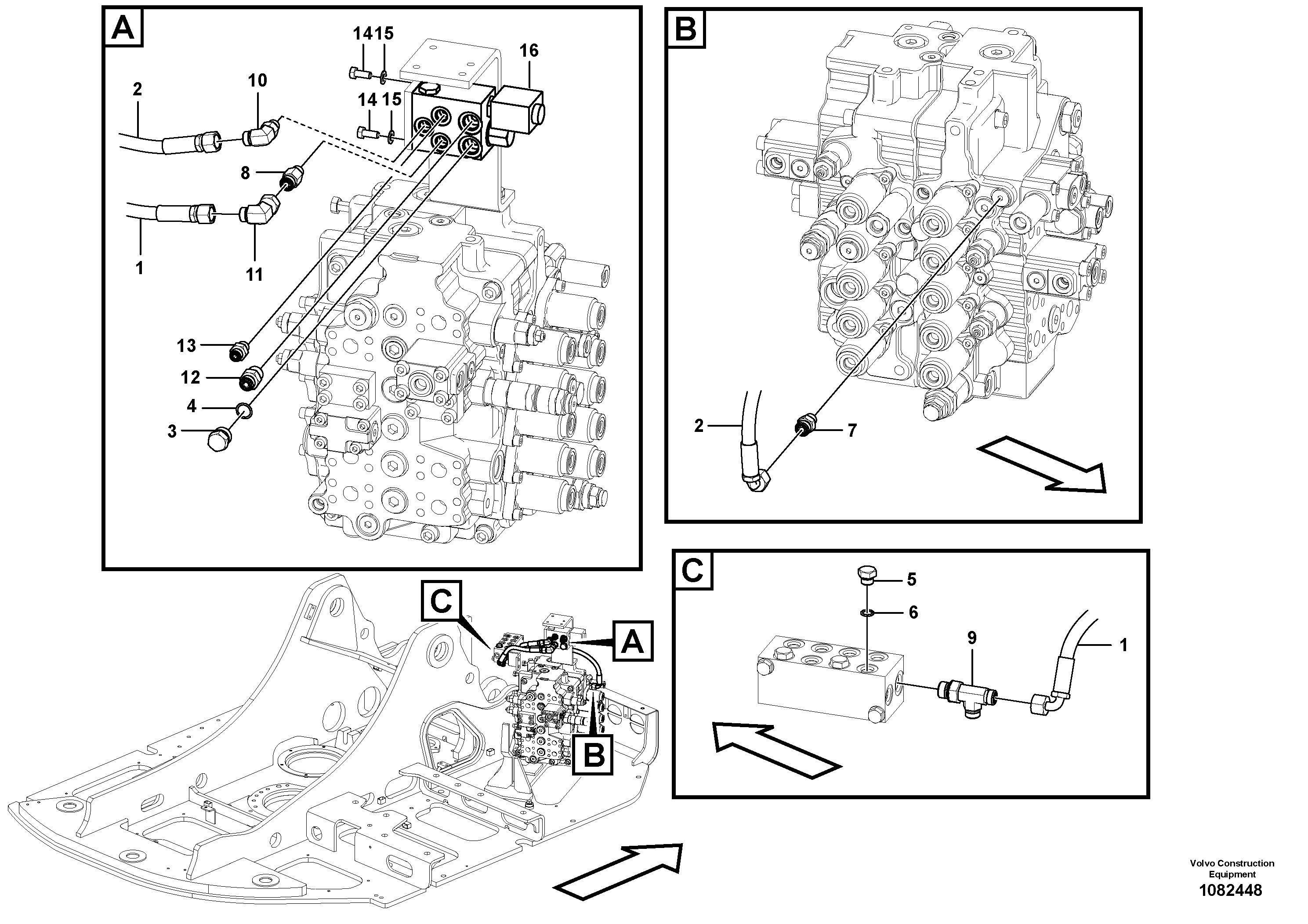 Timing gear casing VOE15800272 VOLVO