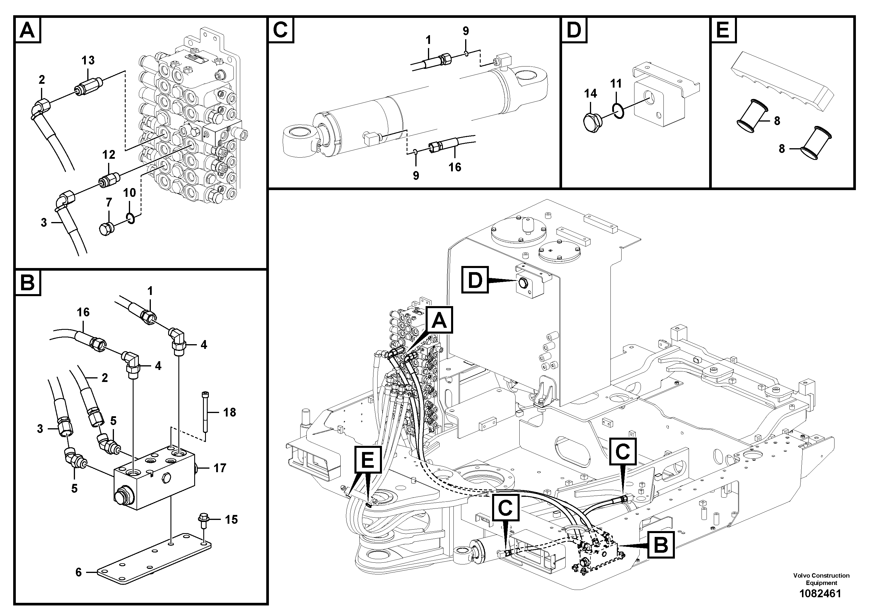 Seat frame VOE14702322 VOLVO