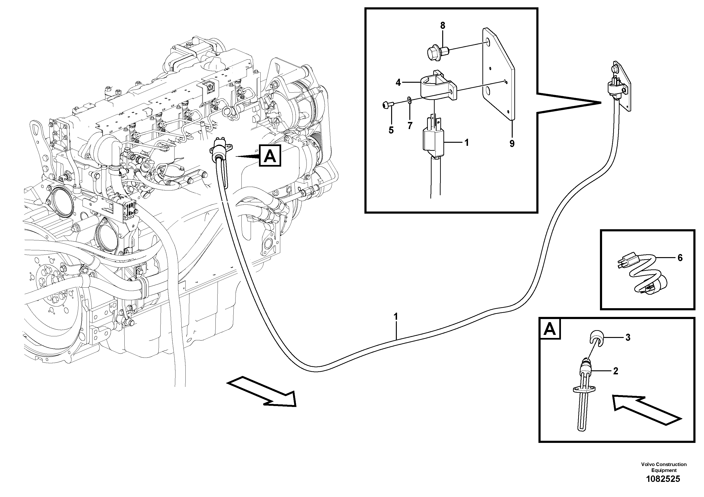 Seat frame VOE14700205 VOLVO