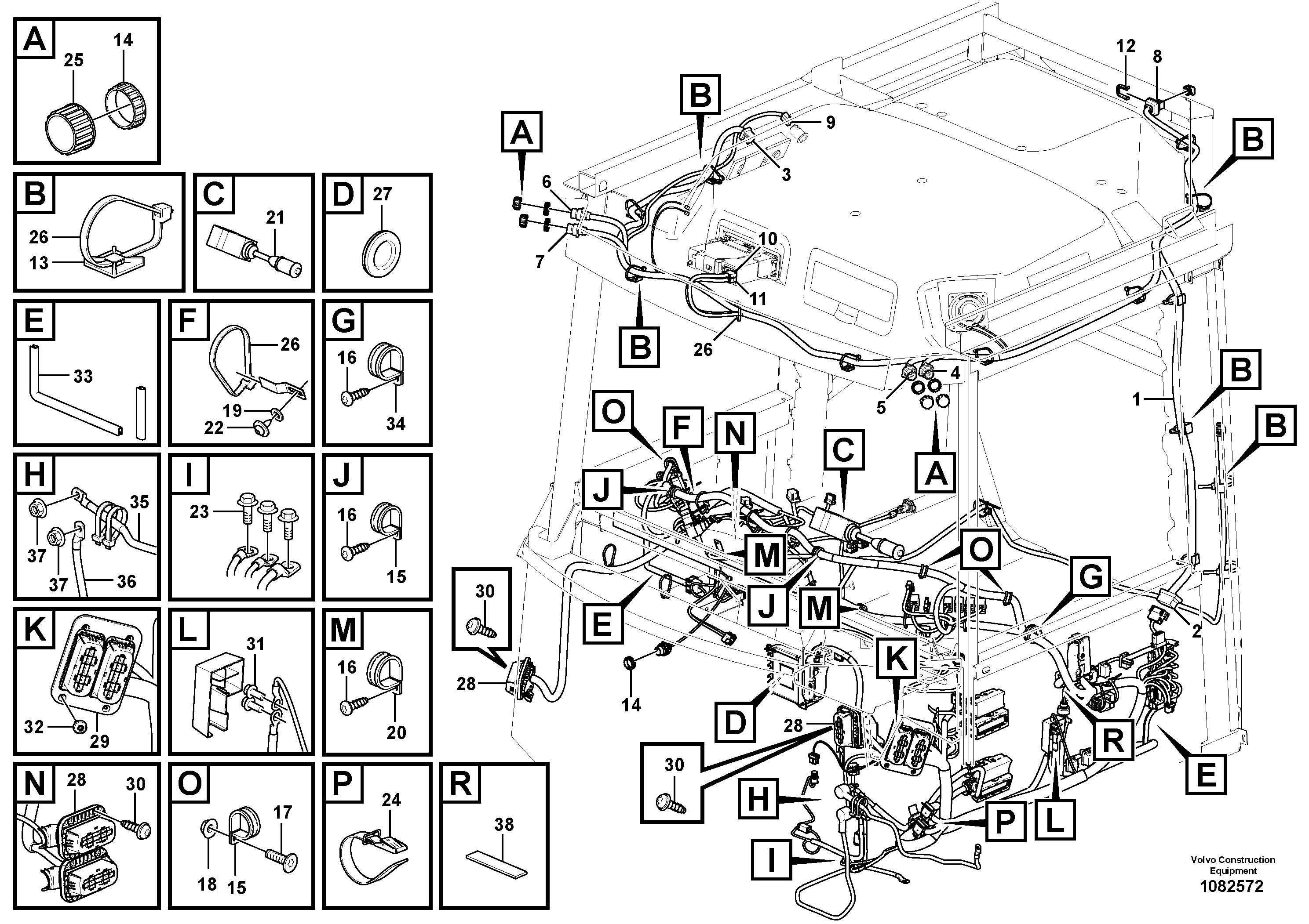 Radio Support VOE17423764 VOLVO