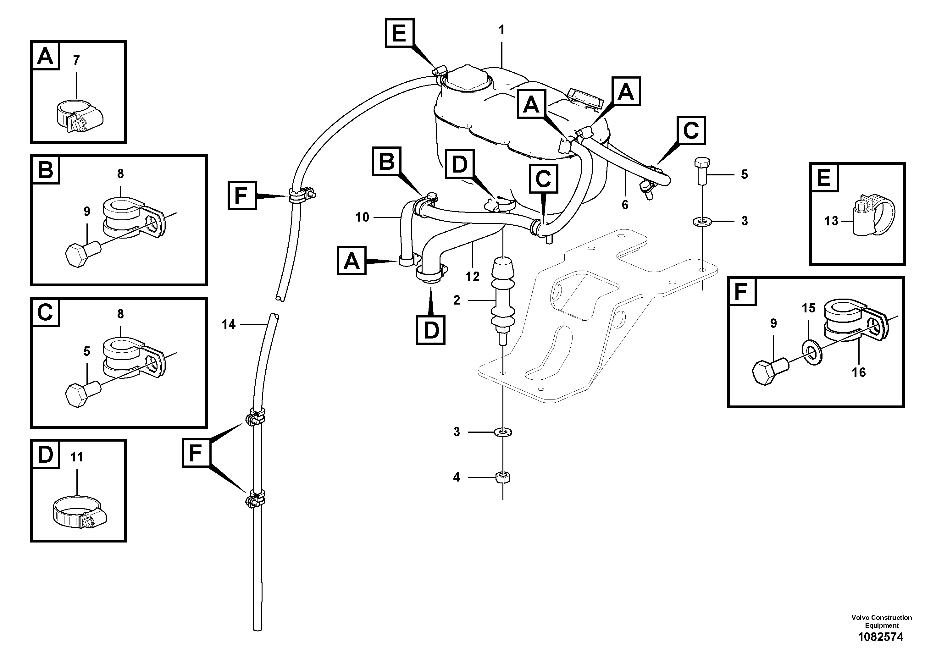 Lock Ring VOE12801040 VOLVO