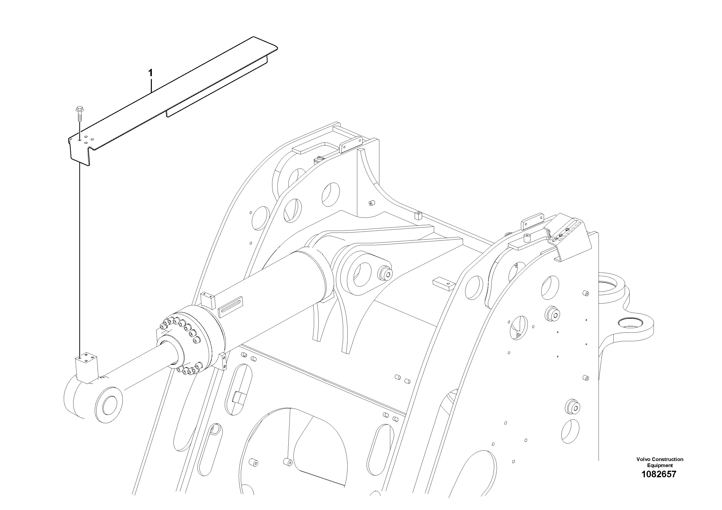 Seat frame VOE16050212 VOLVO