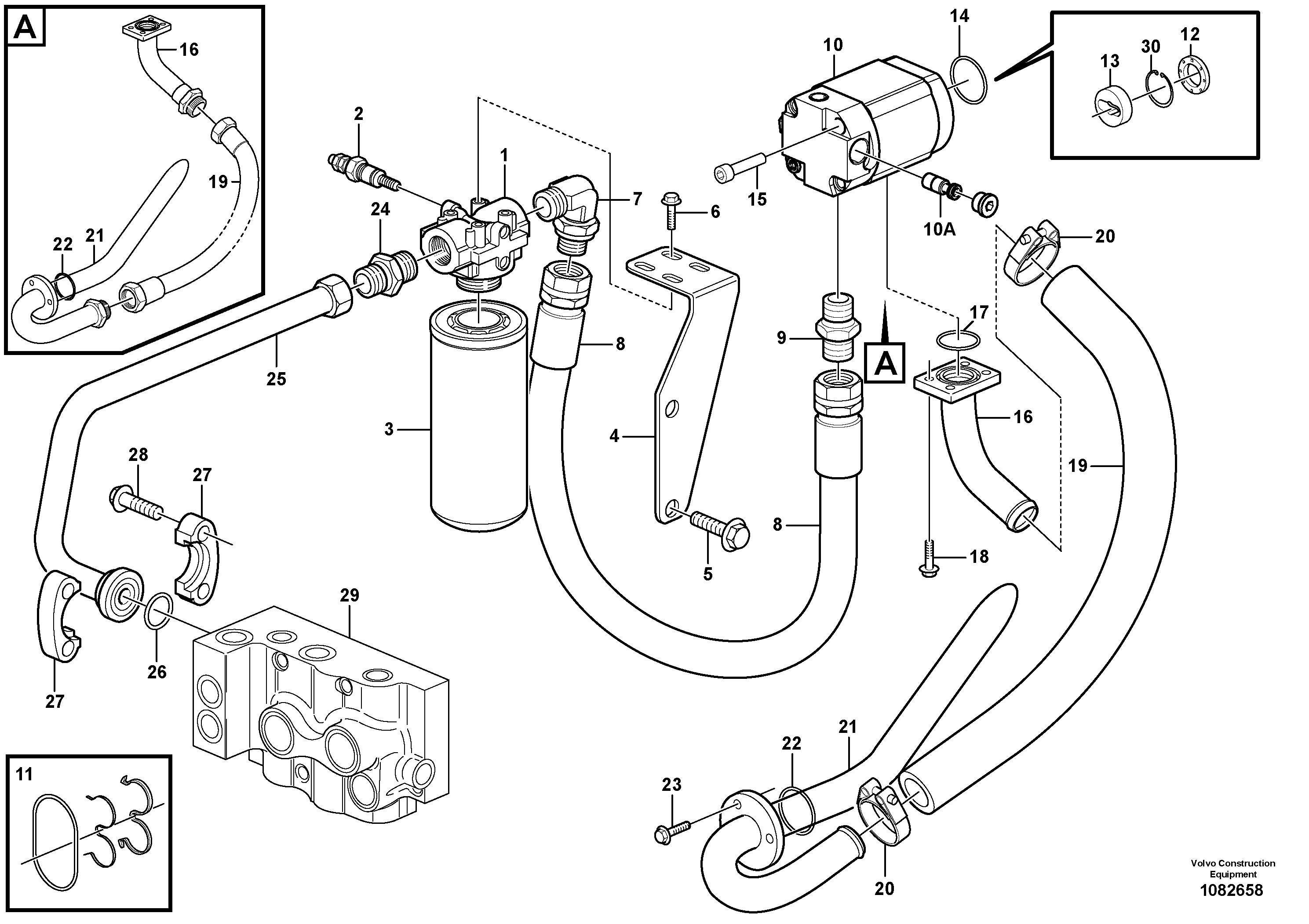 Tab housing VOE17227309 VOLVO