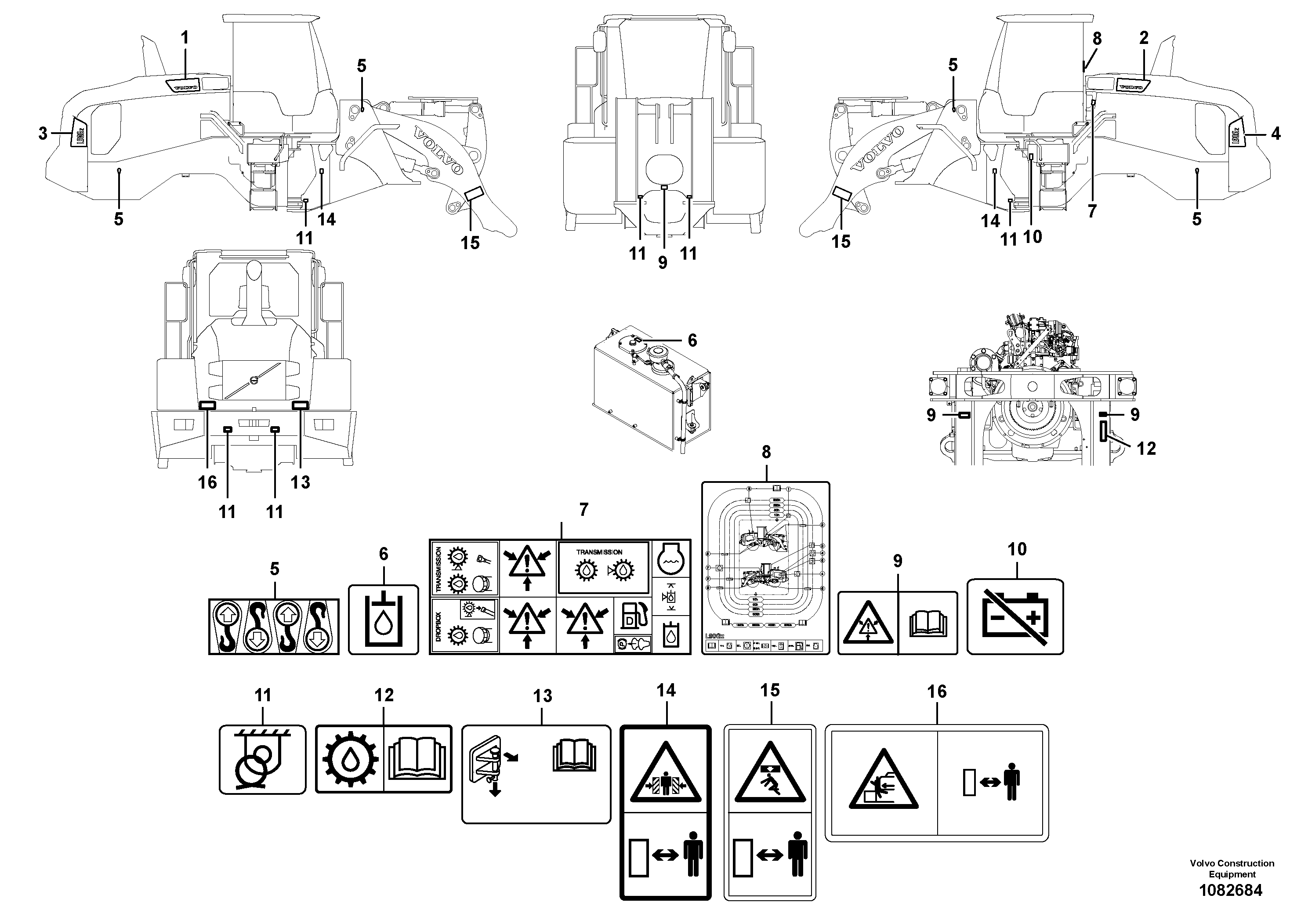 Cylinder Block VOE16043963 VOLVO