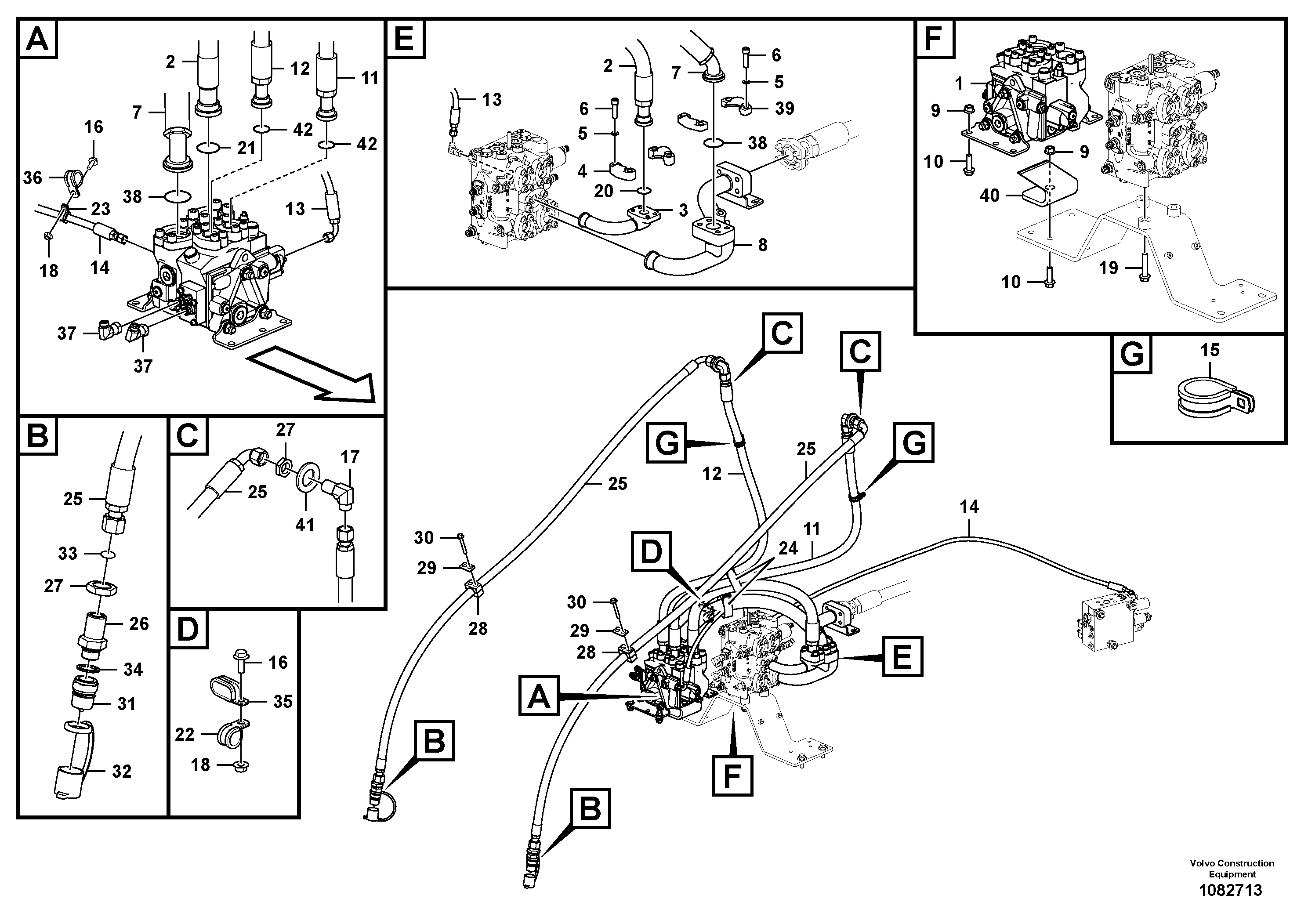 Timing gear casing VOE15801029 VOLVO