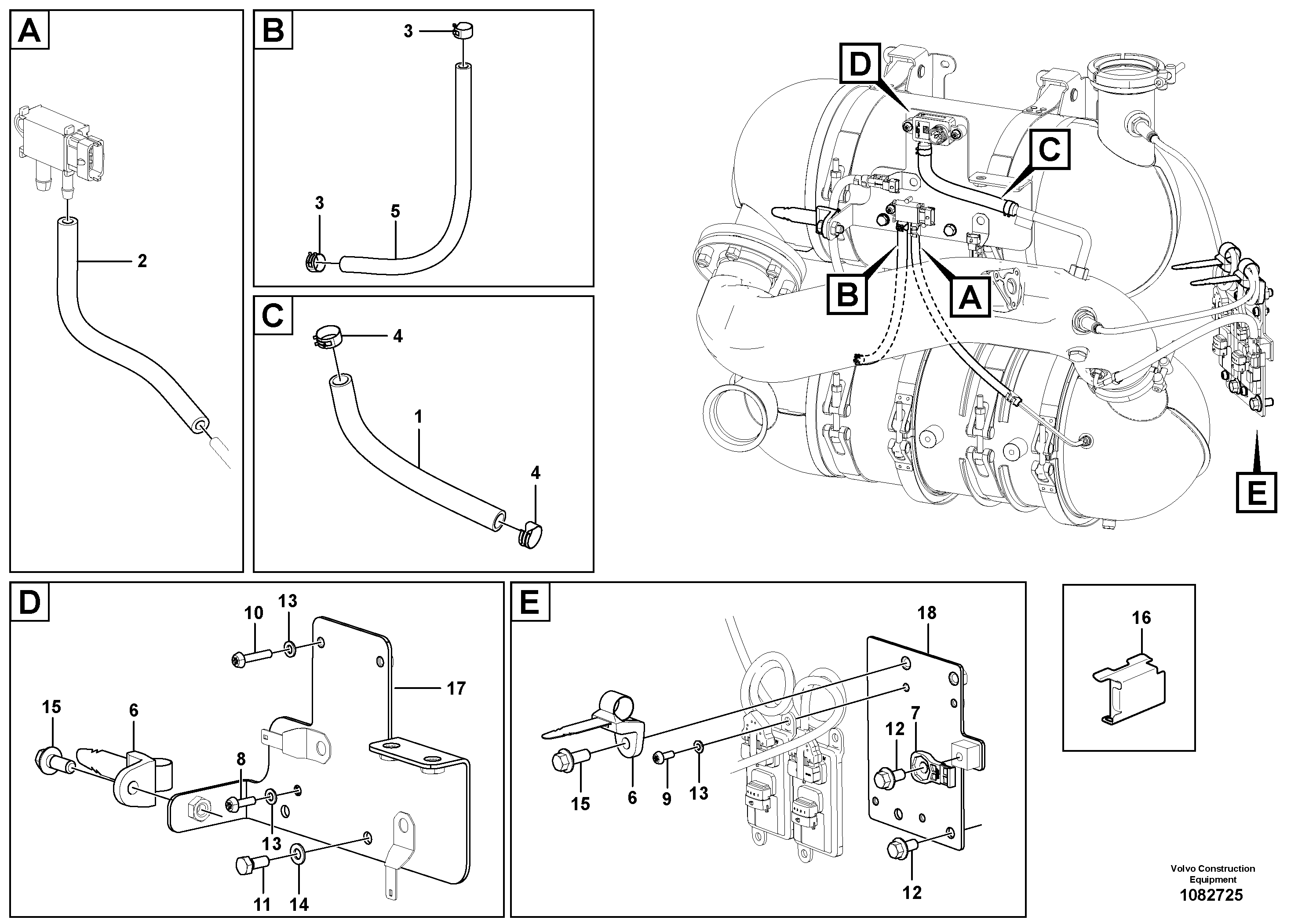 Seat frame VOE14710735 VOLVO