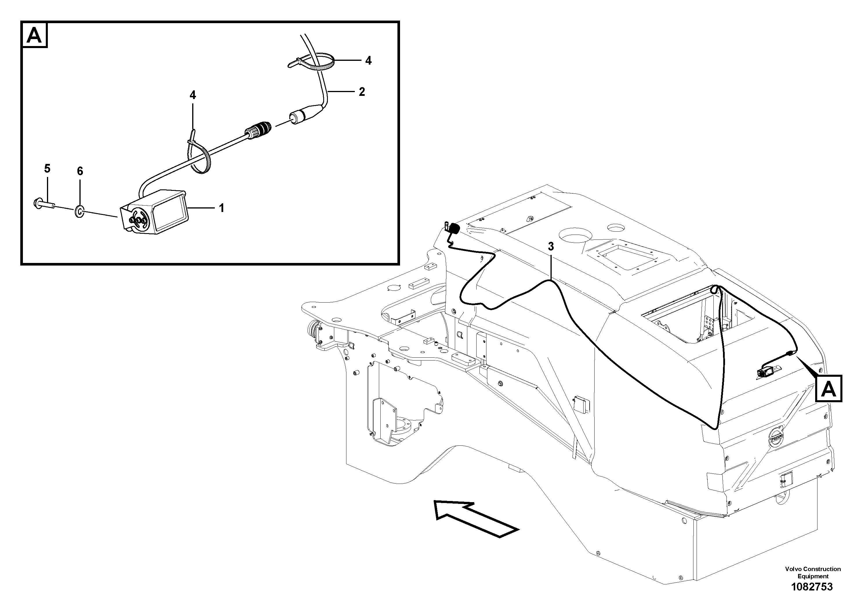 Radio Support VOE16054515 VOLVO