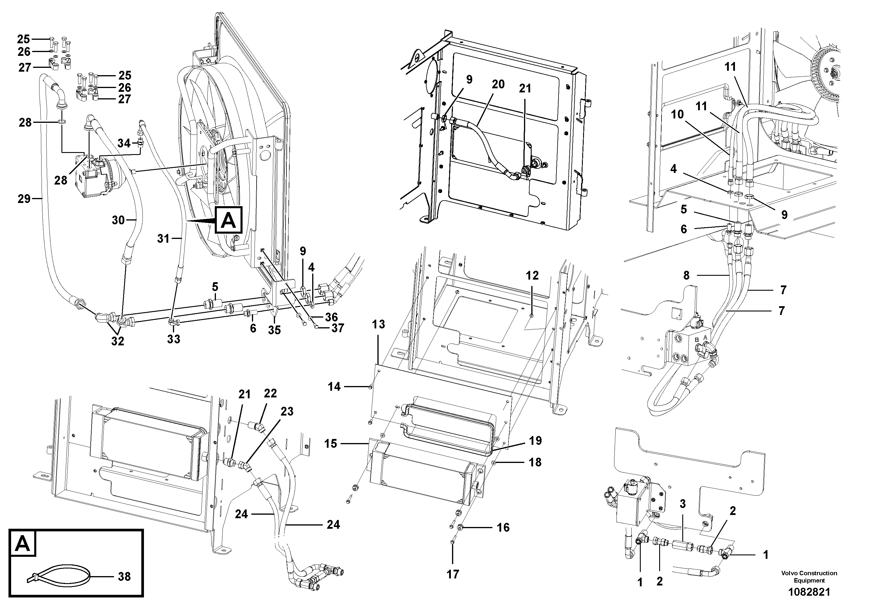 Hose assembly VOE12748969 VOLVO