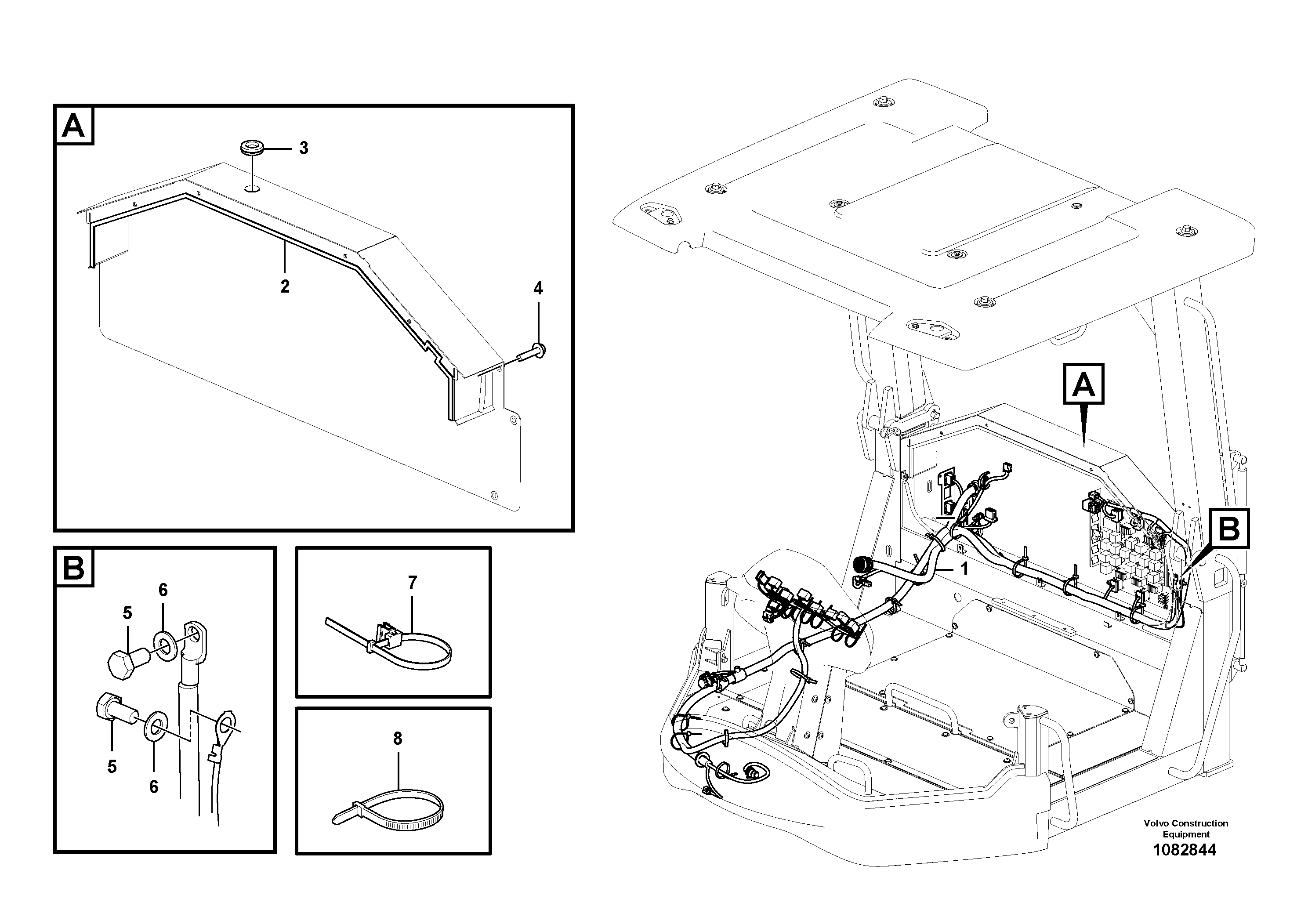 Sealing strip VOE16042333 VOLVO