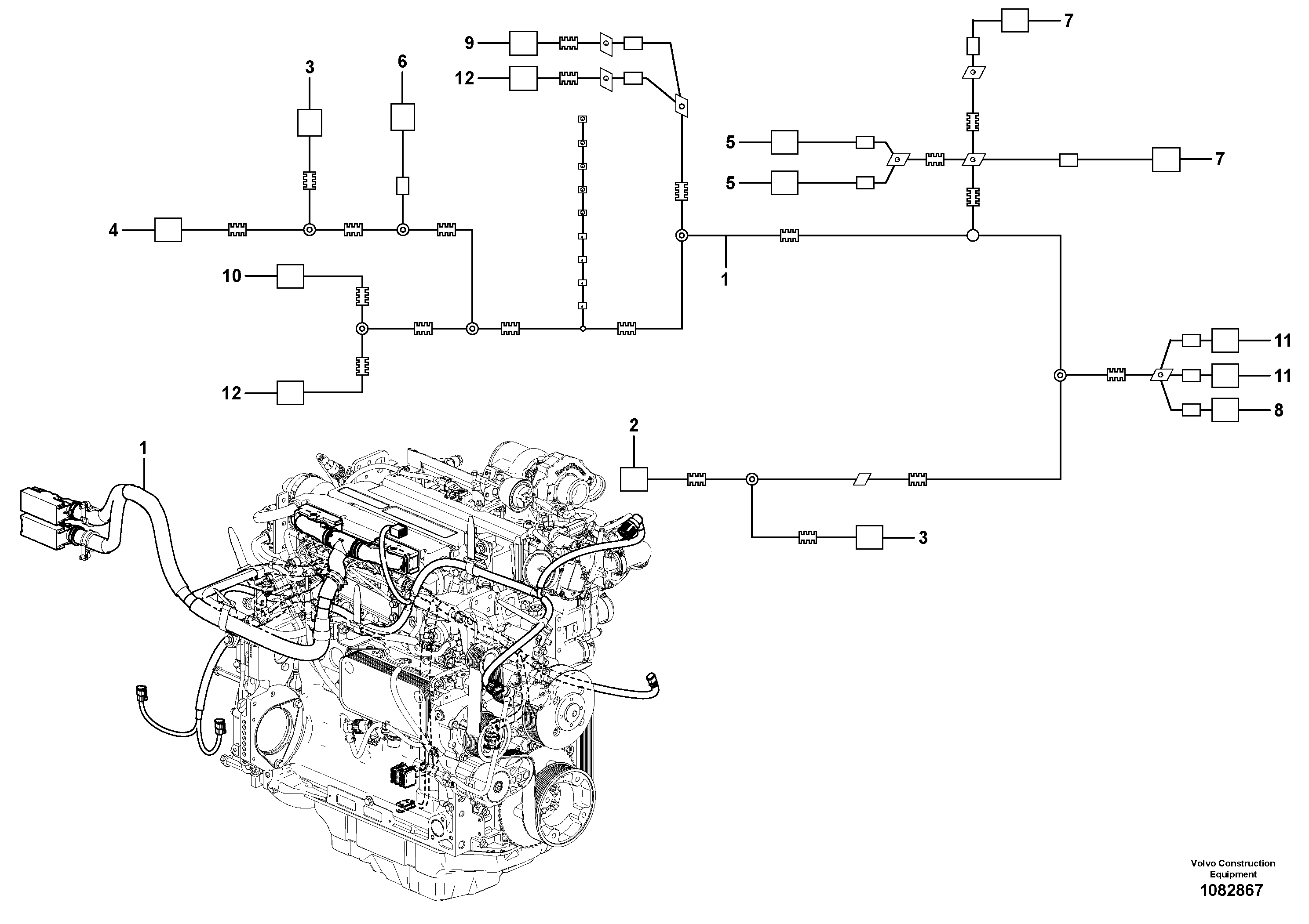 Support Leg VOE14699902 VOLVO