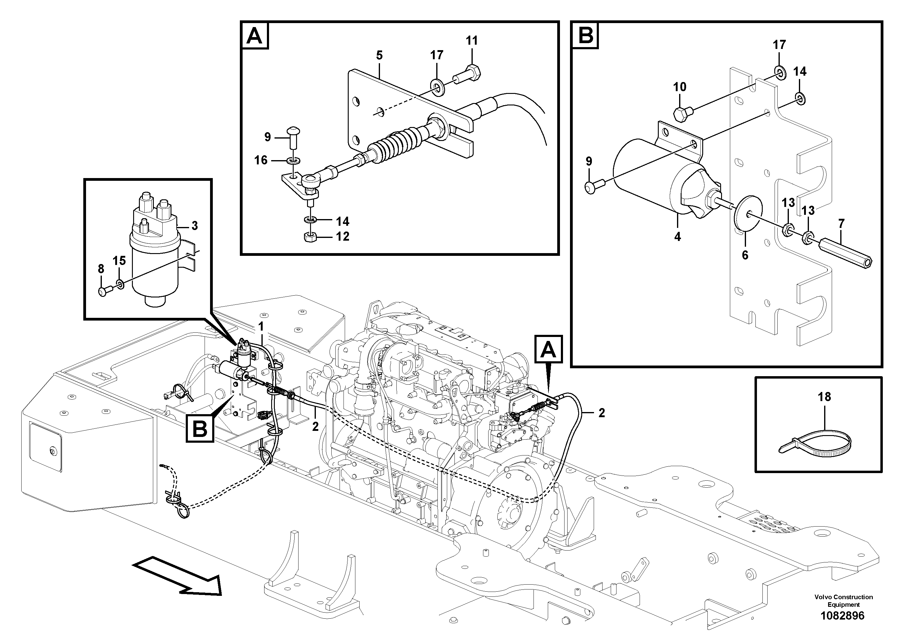 Plate VOE12812864 VOLVO