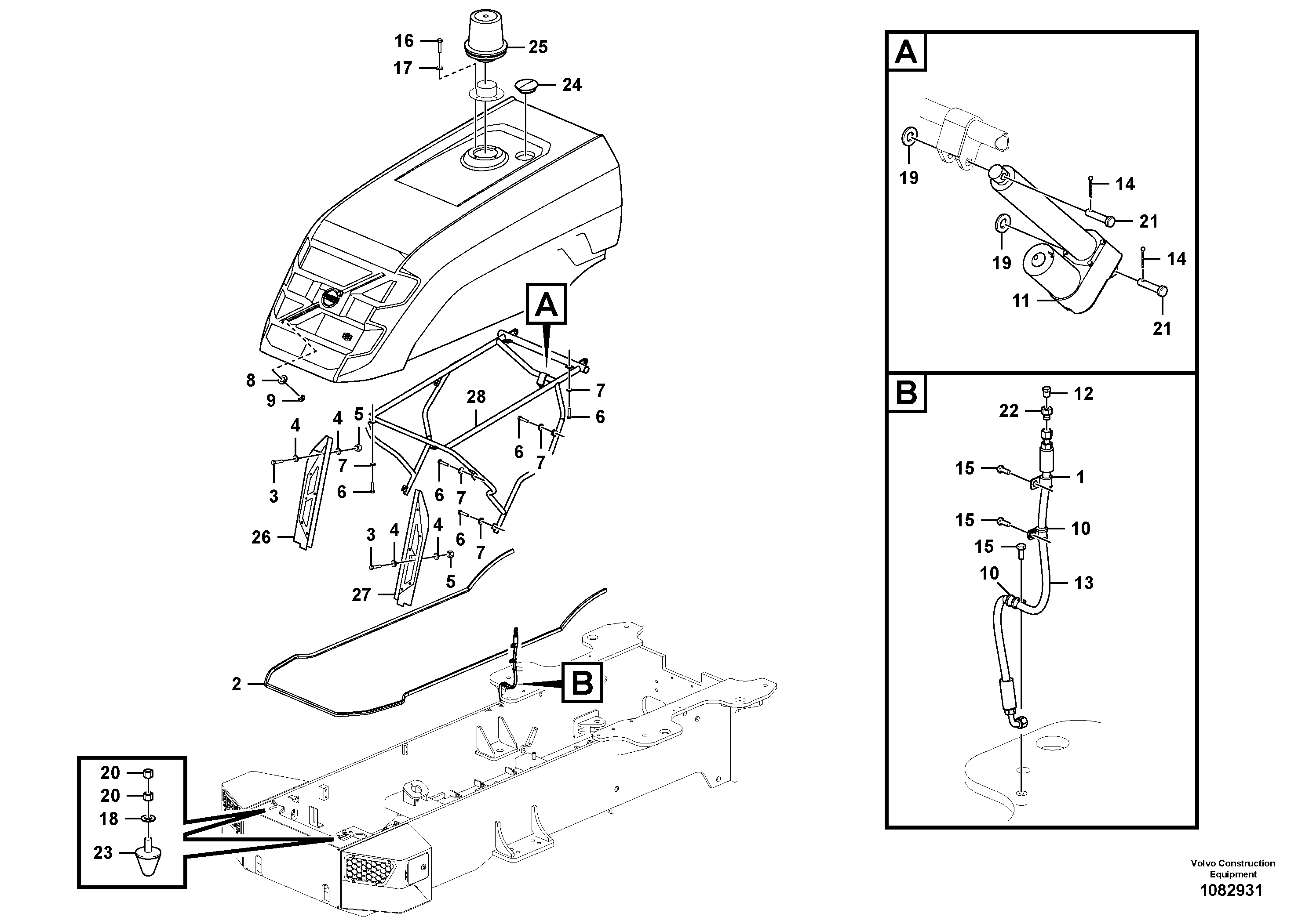 Hydraulic Lock VOE12804935 VOLVO
