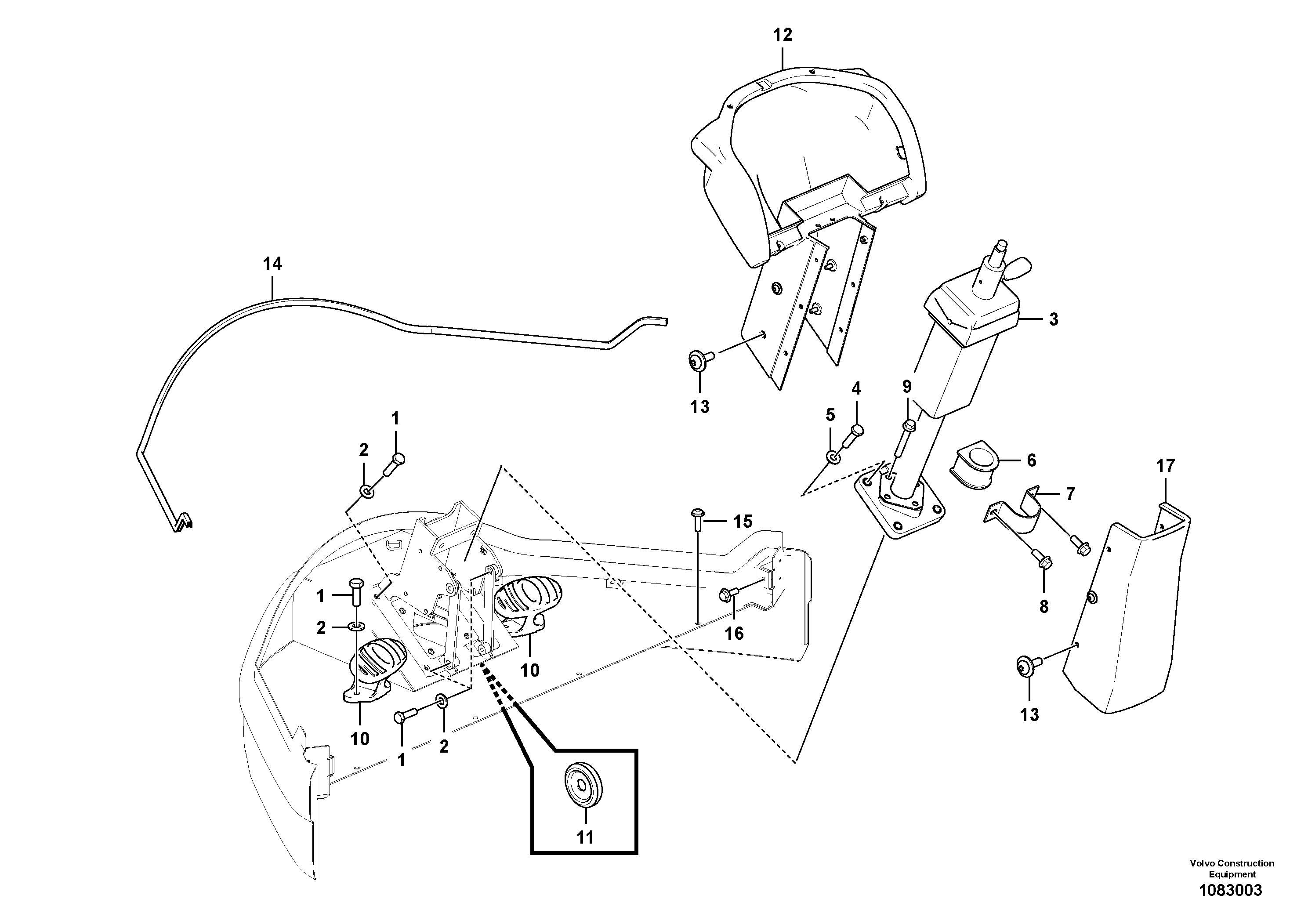 Brake Piston VOE16039923 VOLVO