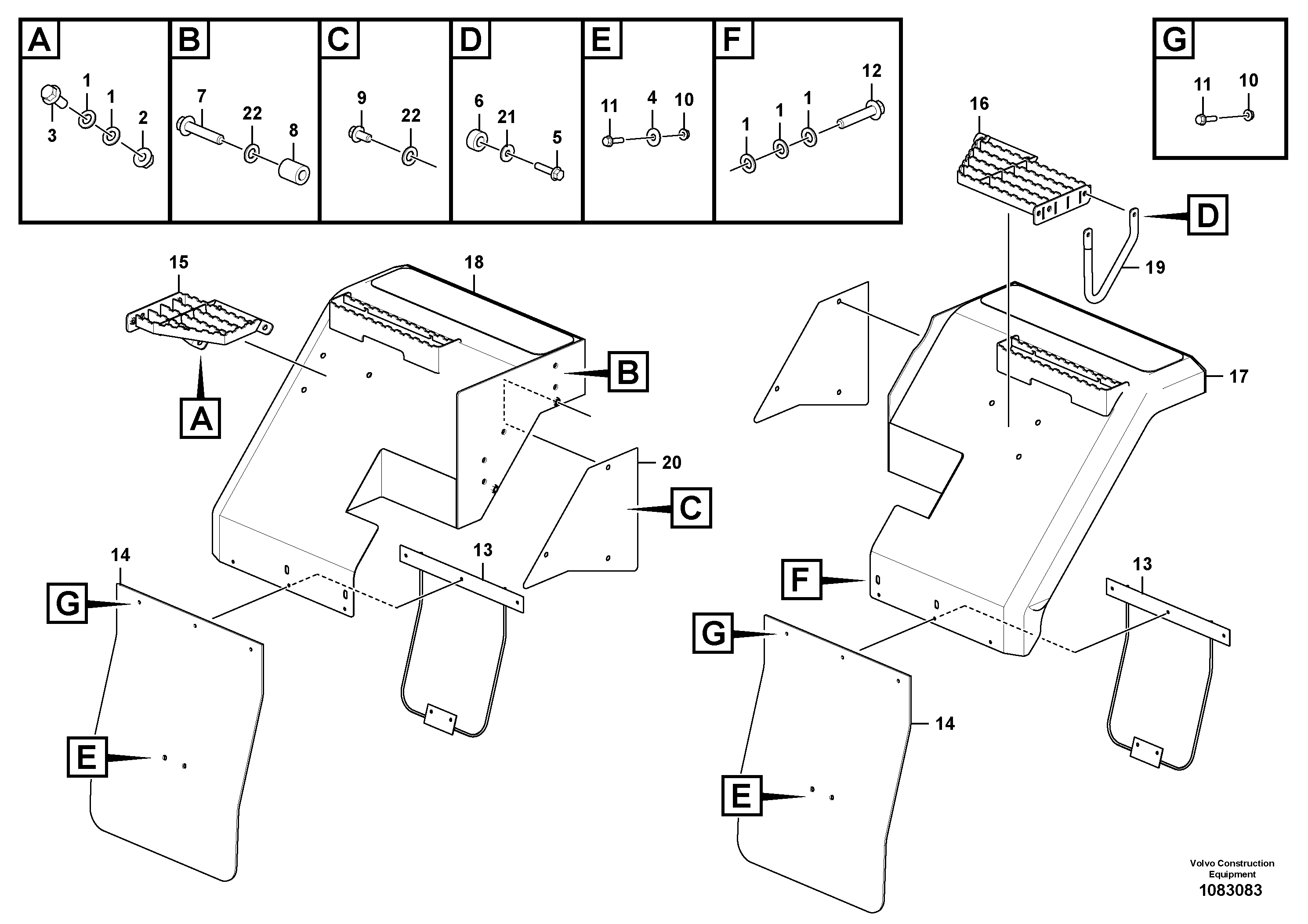 Hand Rail VOE16058045 VOLVO
