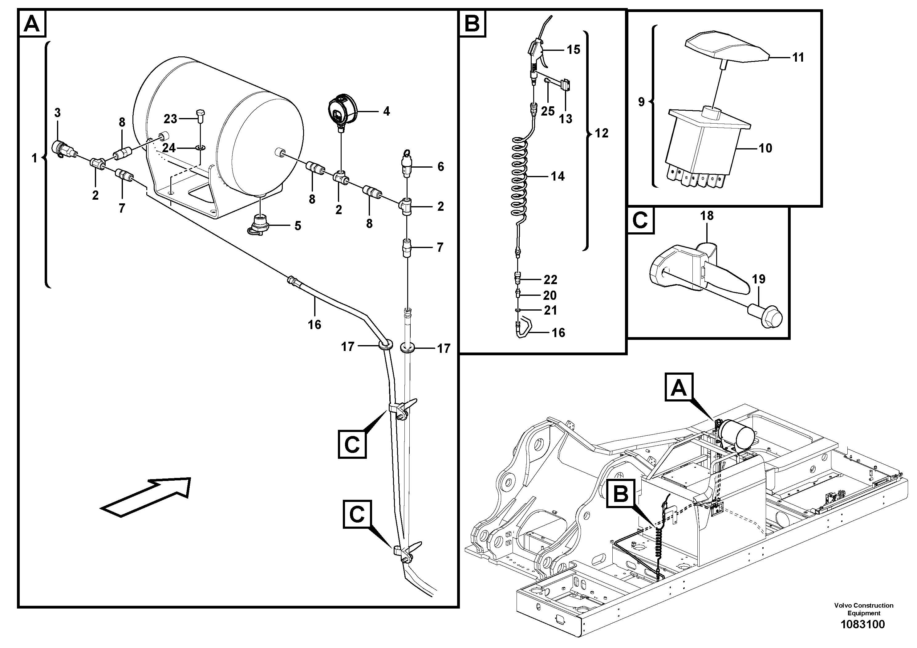 Frame, Lh VOE14698185 VOLVO