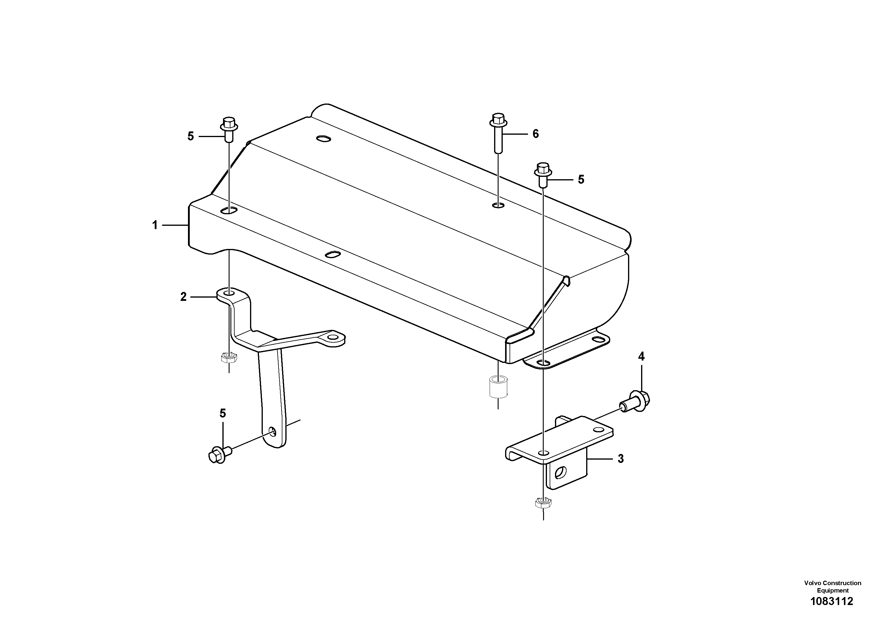 Seat frame VOE21906464 VOLVO