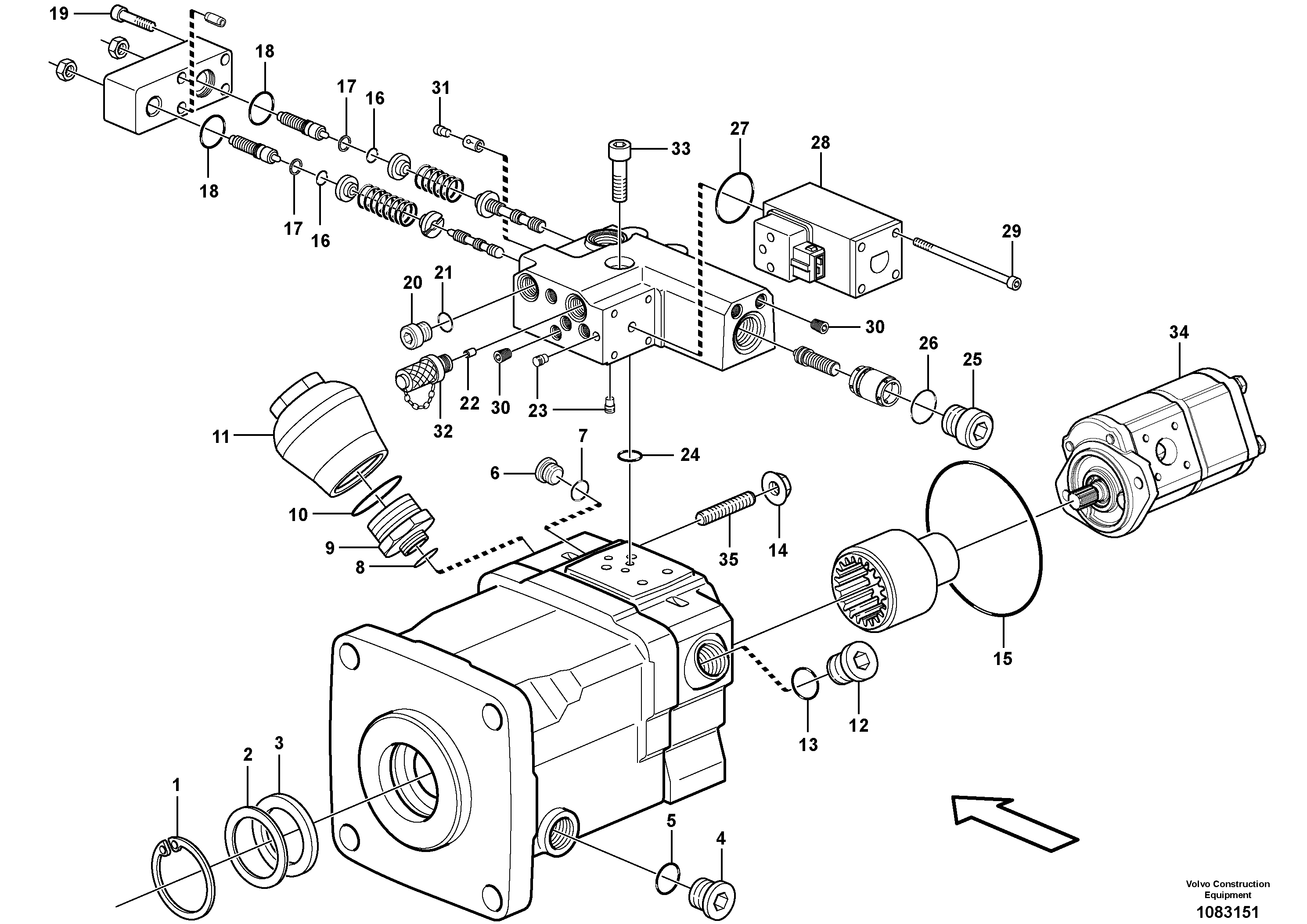 Rubber Strap VOE14648622 VOLVO