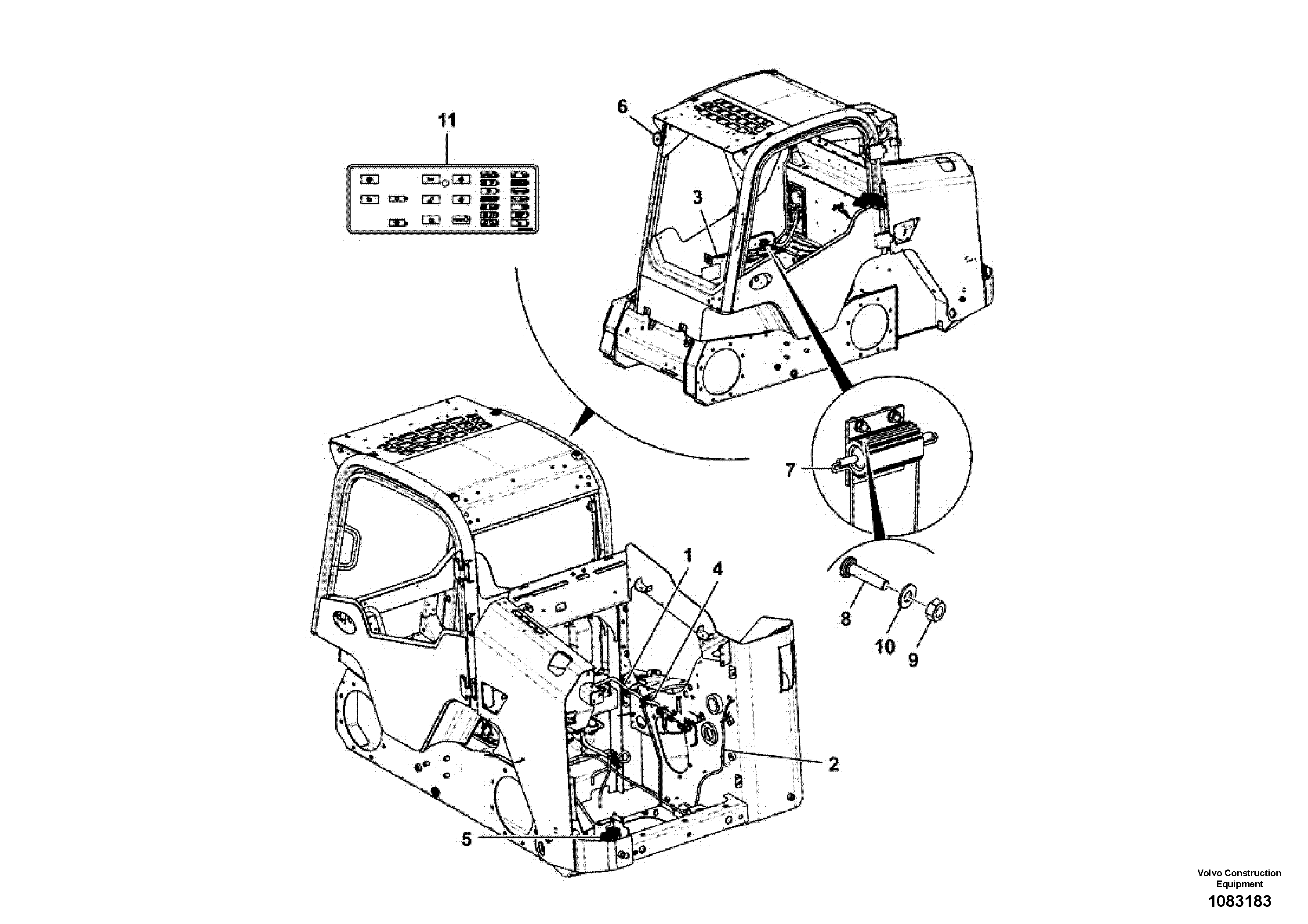 Support Leg VOE17445127 VOLVO