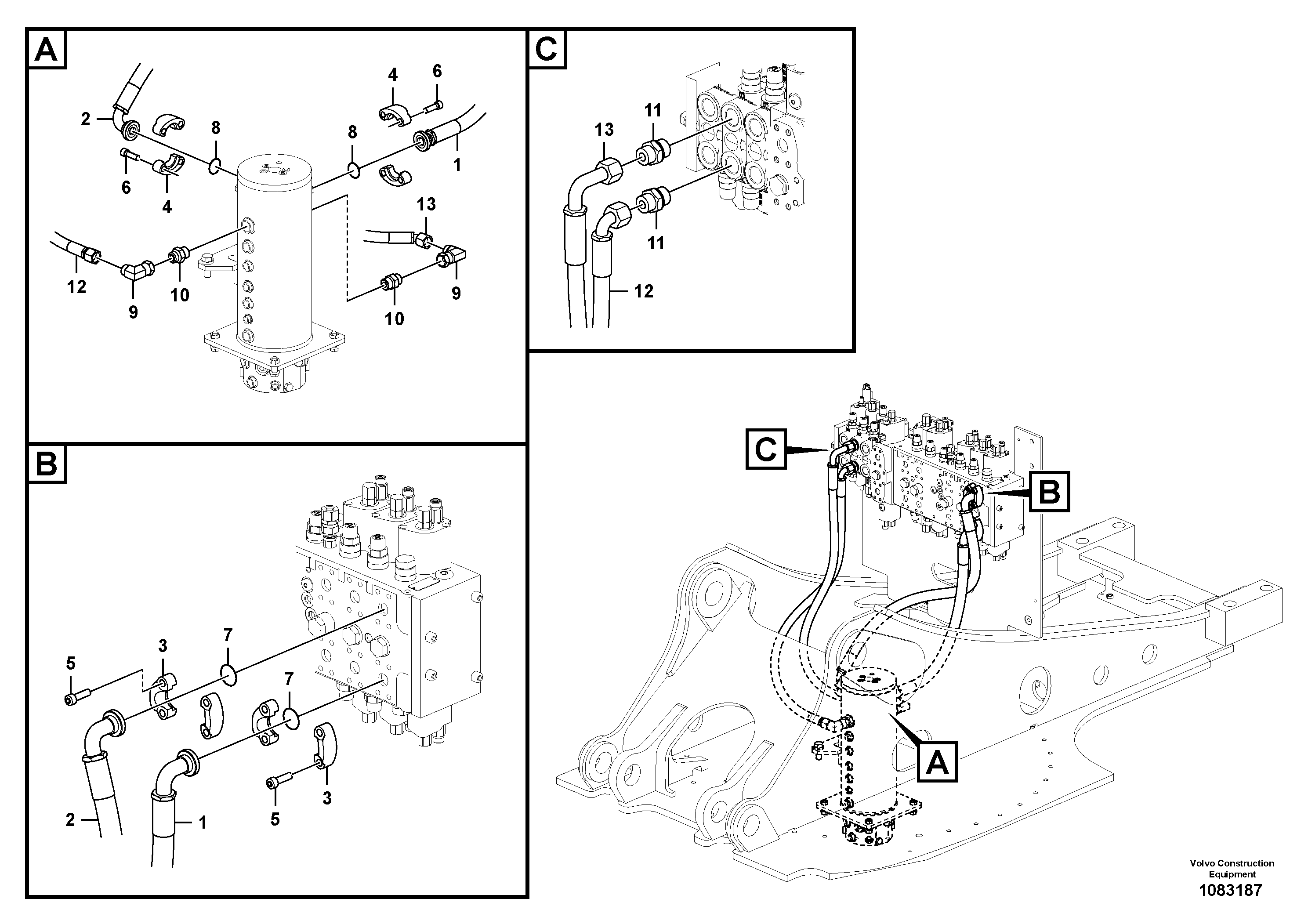 Timing gear casing VOE14729022 VOLVO