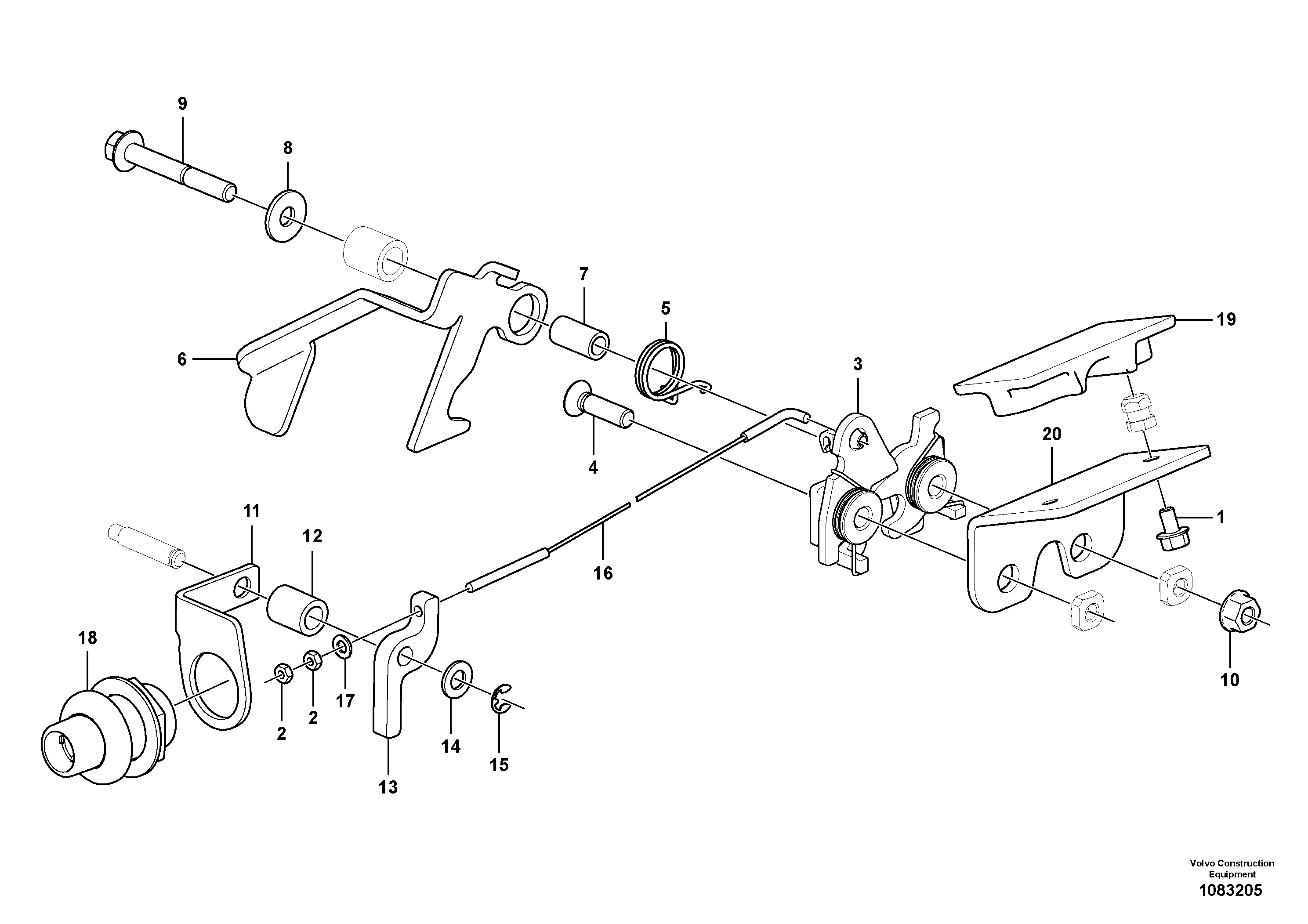 Digging Arm VOE16202474 VOLVO
