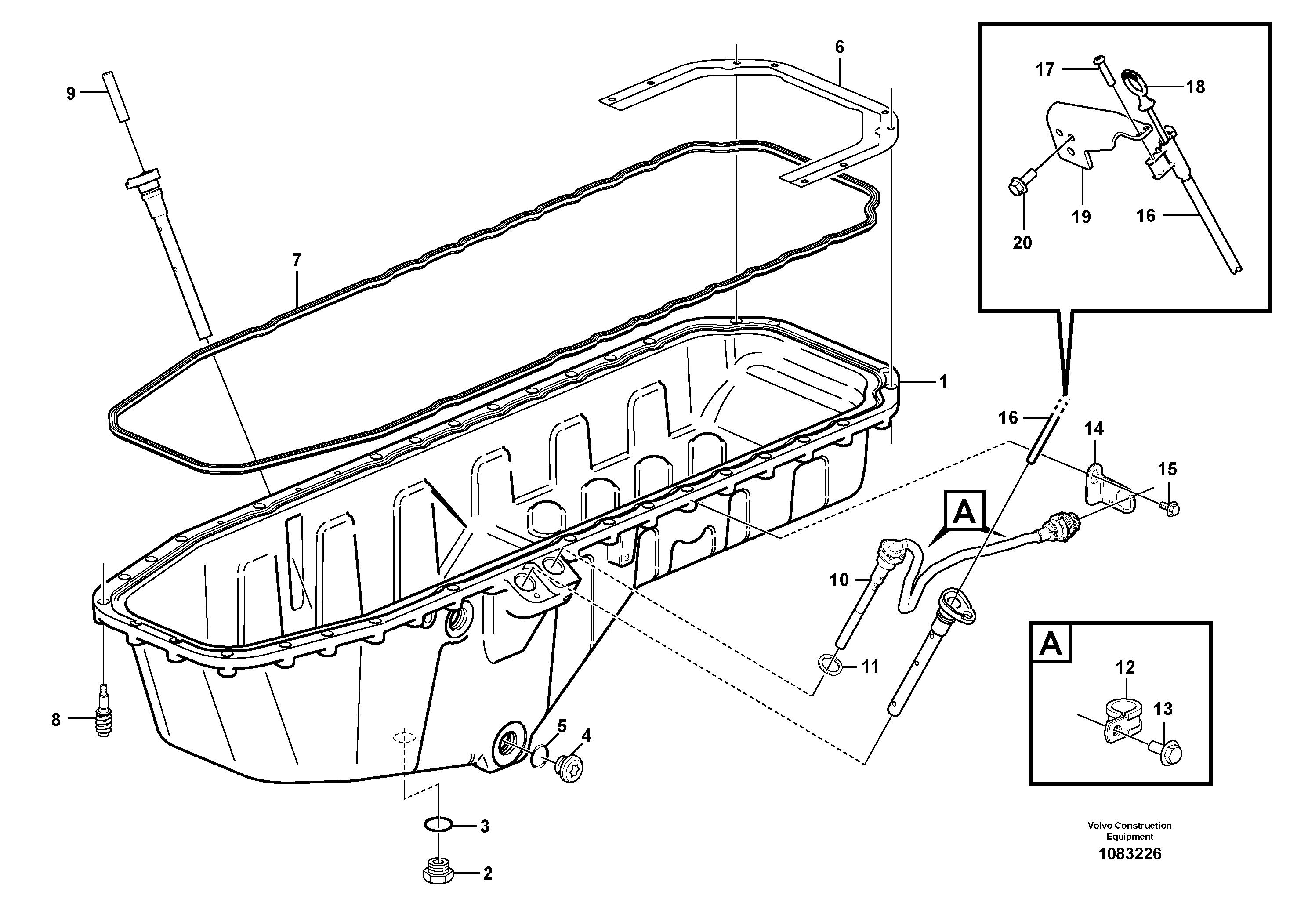 Bracket VOE11423124 VOLVO