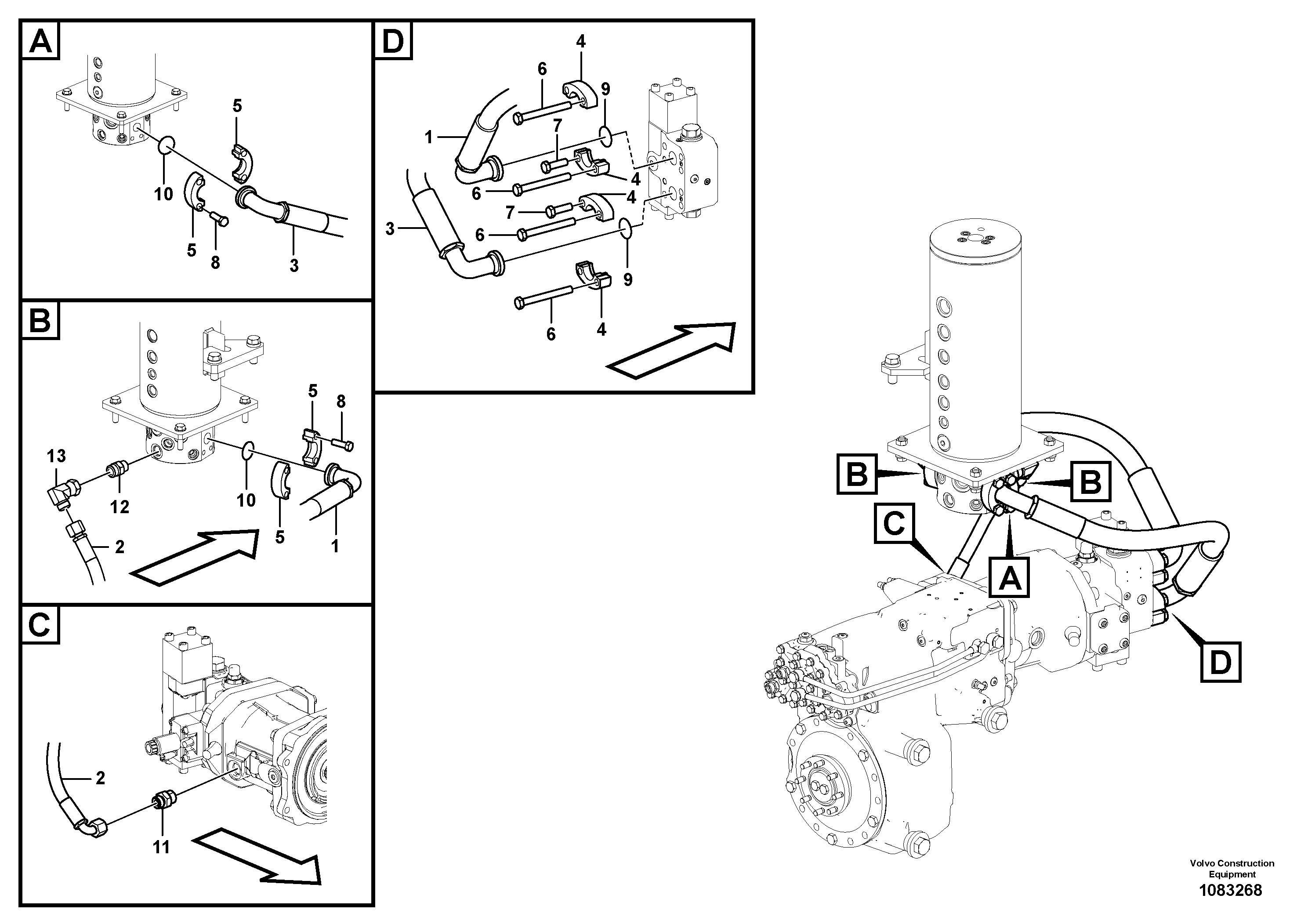 Timing gear casing RM/VOE14692826 VOLVO