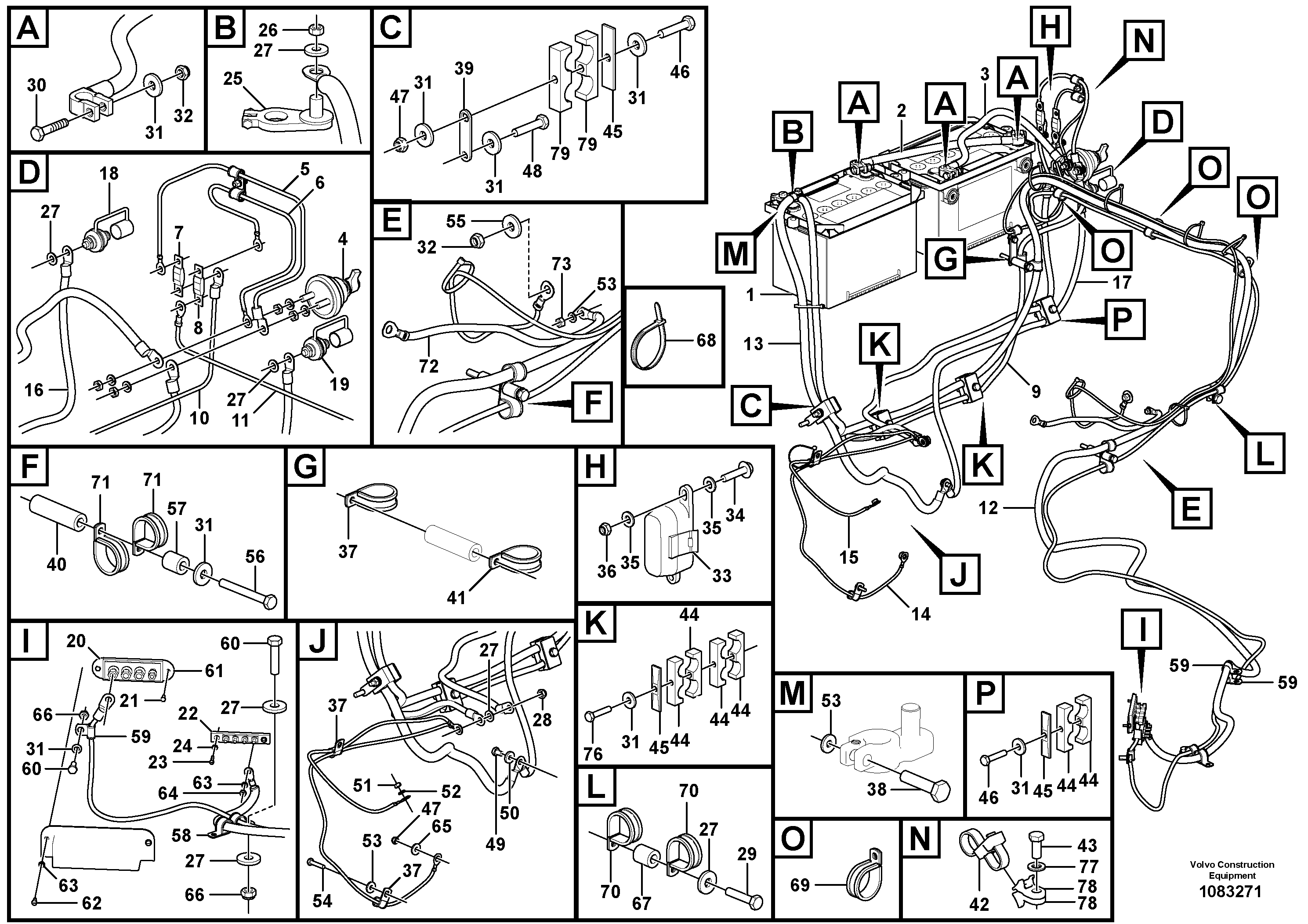 Cable VOE12809823 VOLVO