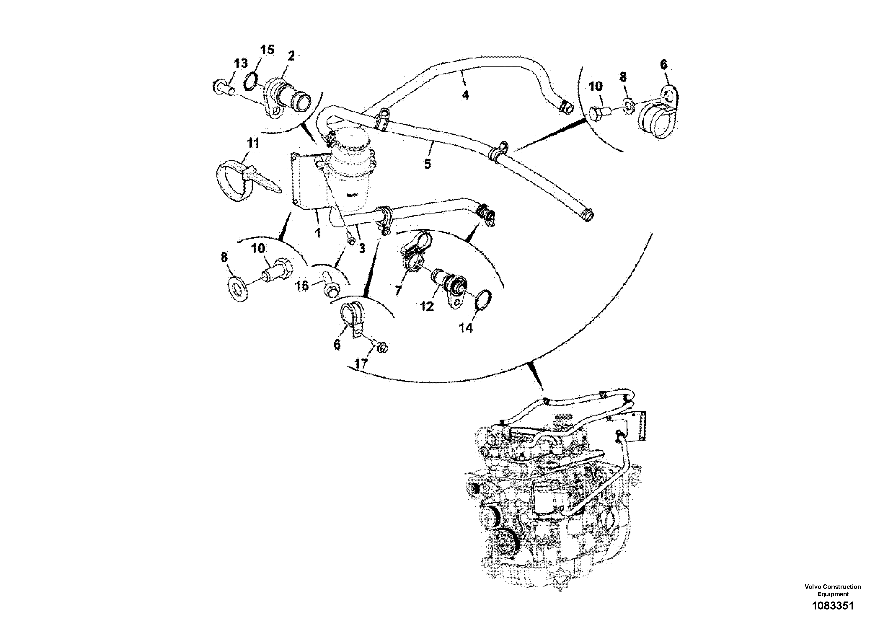 Hose VOE17405618 VOLVO
