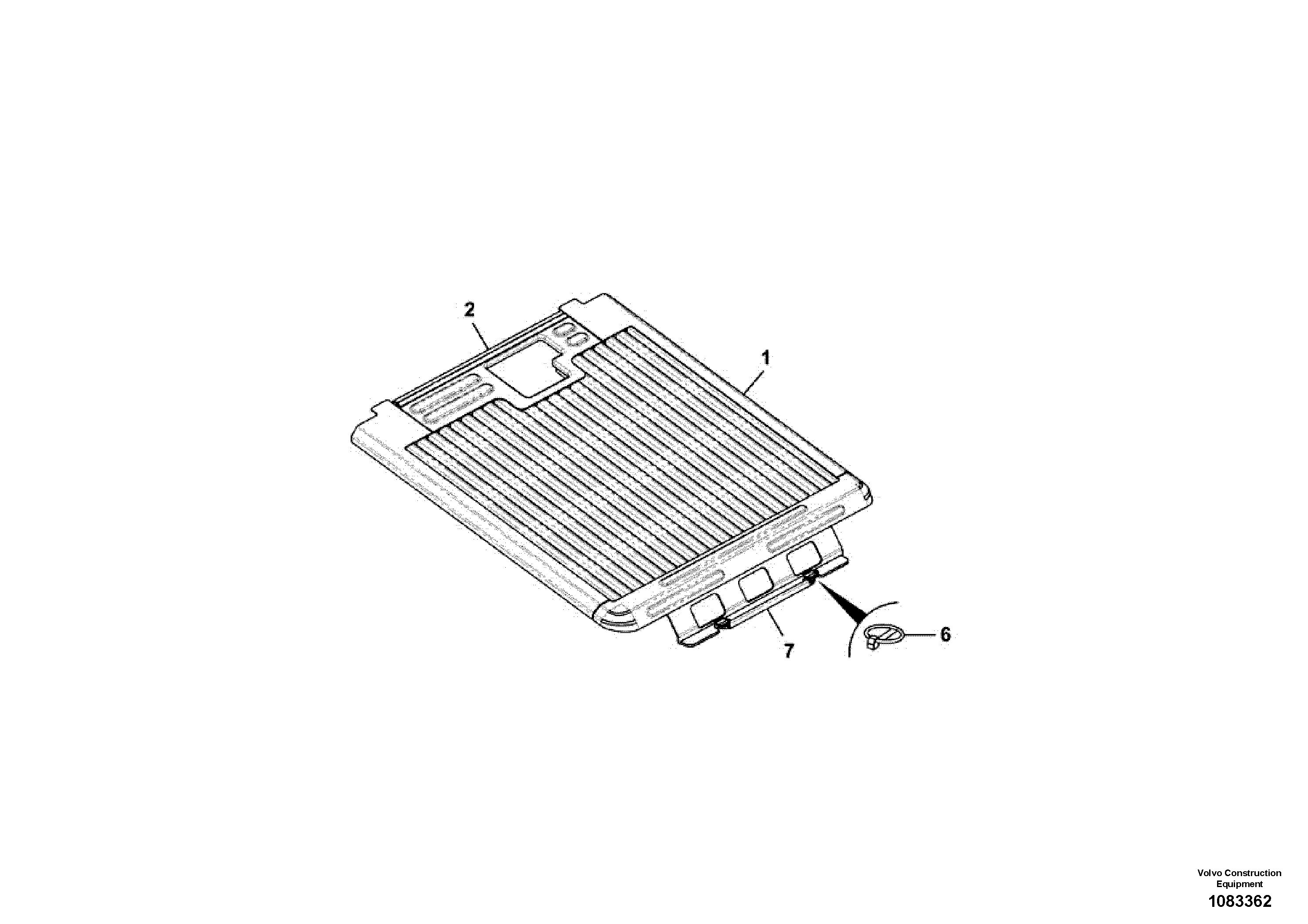 Brake Piston VOE17446604 VOLVO
