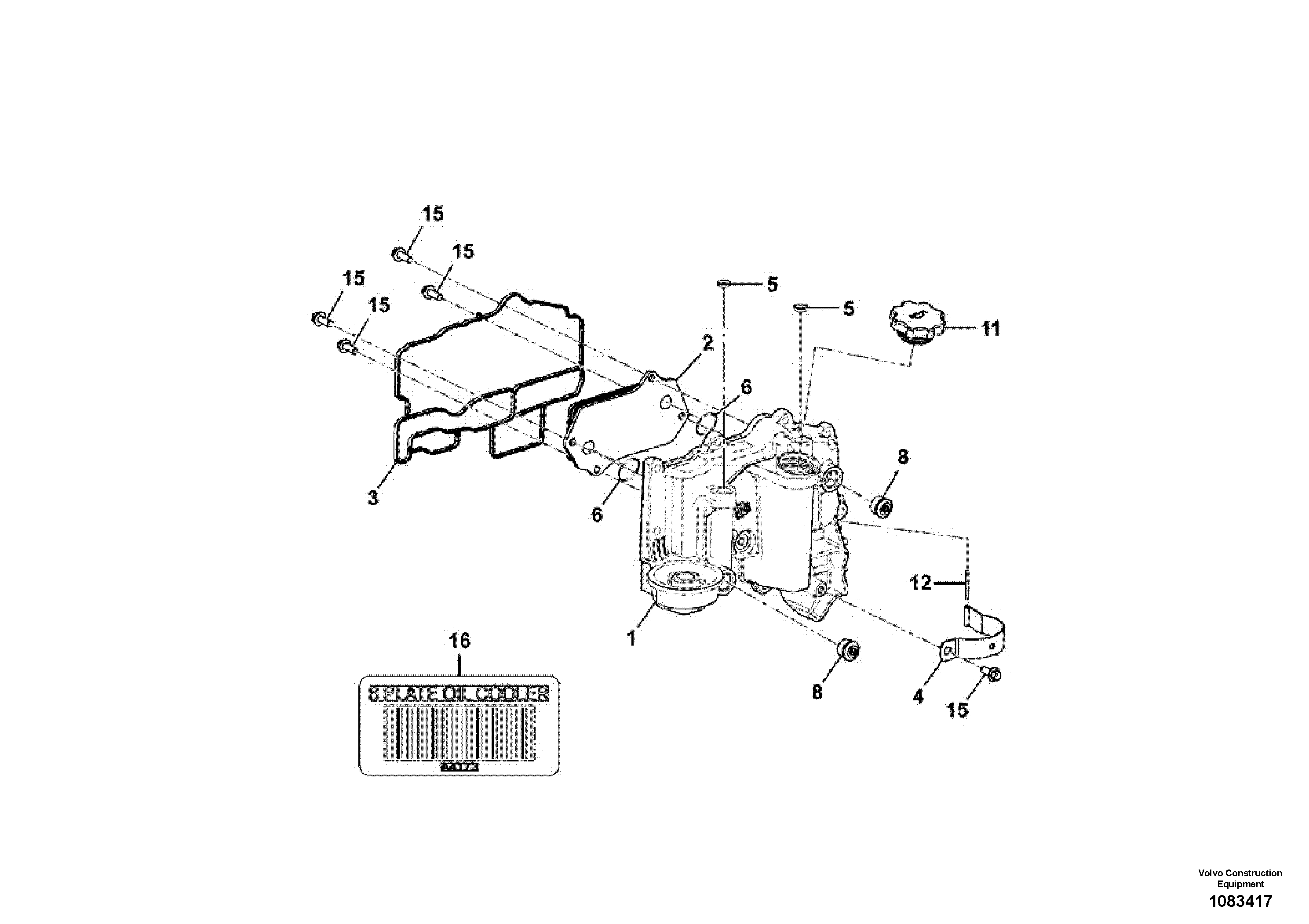 Spring VOE17447465 VOLVO