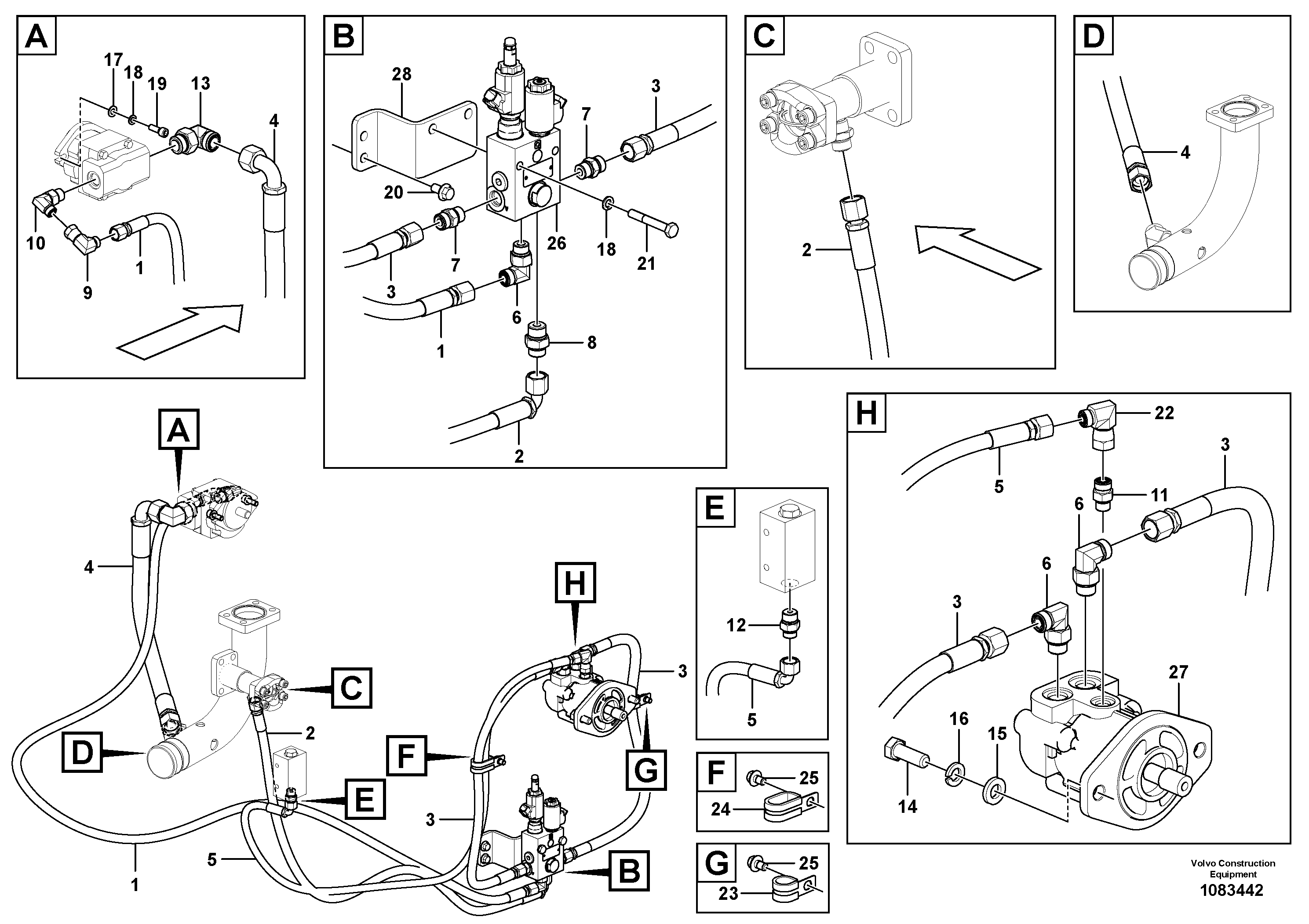 Seat frame VOE14705117 VOLVO