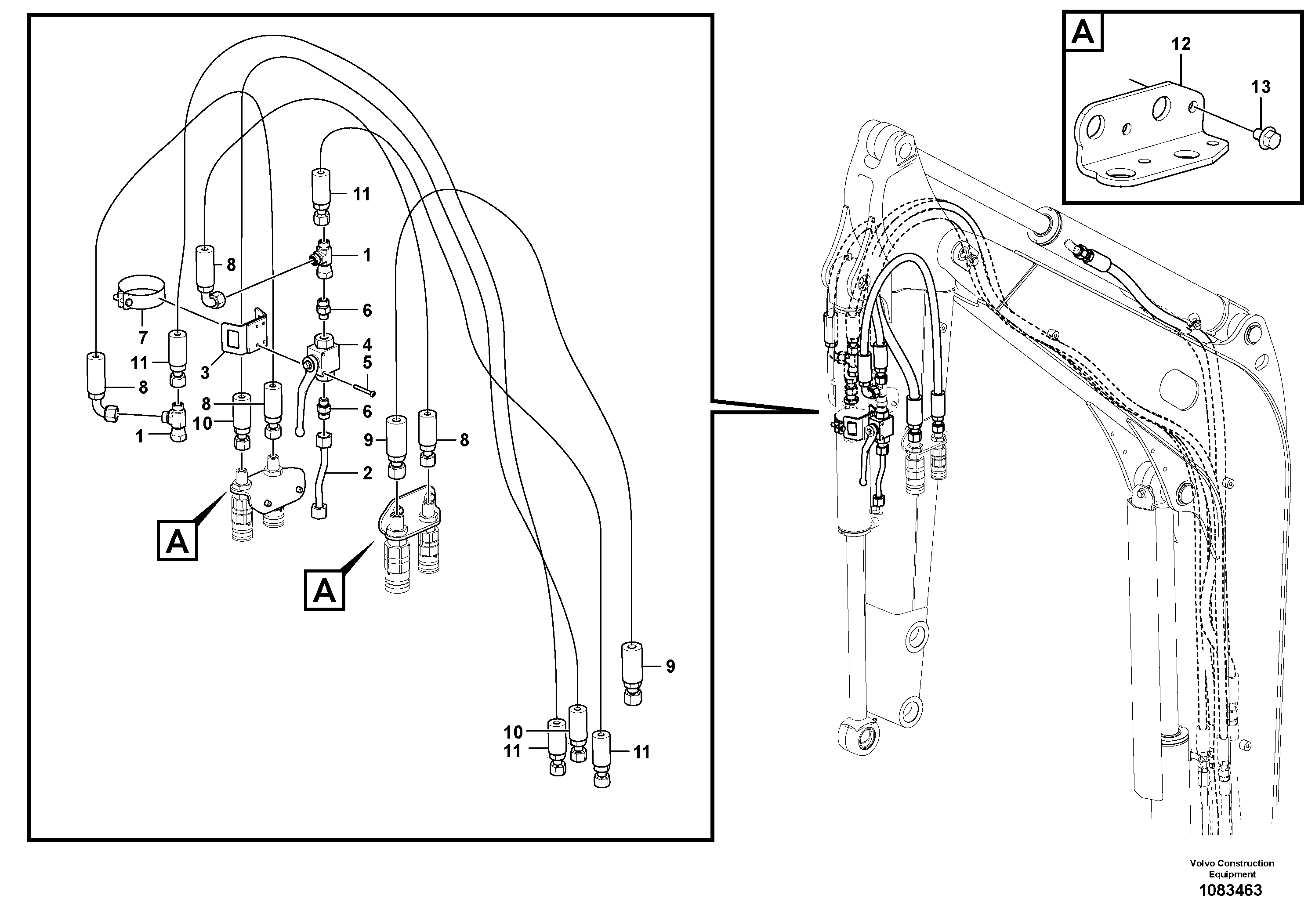 Engine heater VOE997498 VOLVO