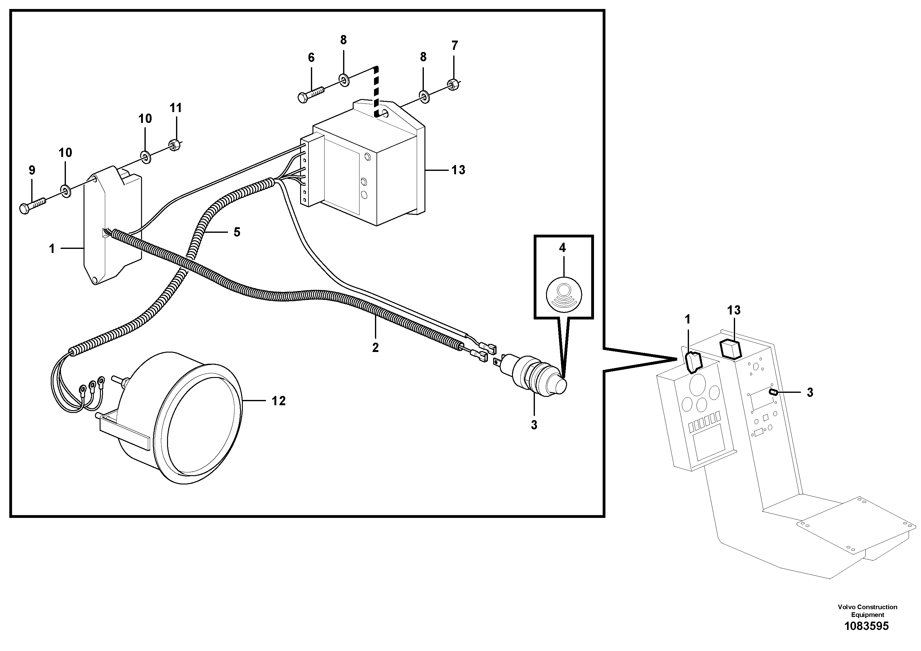 Cab Latch Sw VOE12767386 VOLVO