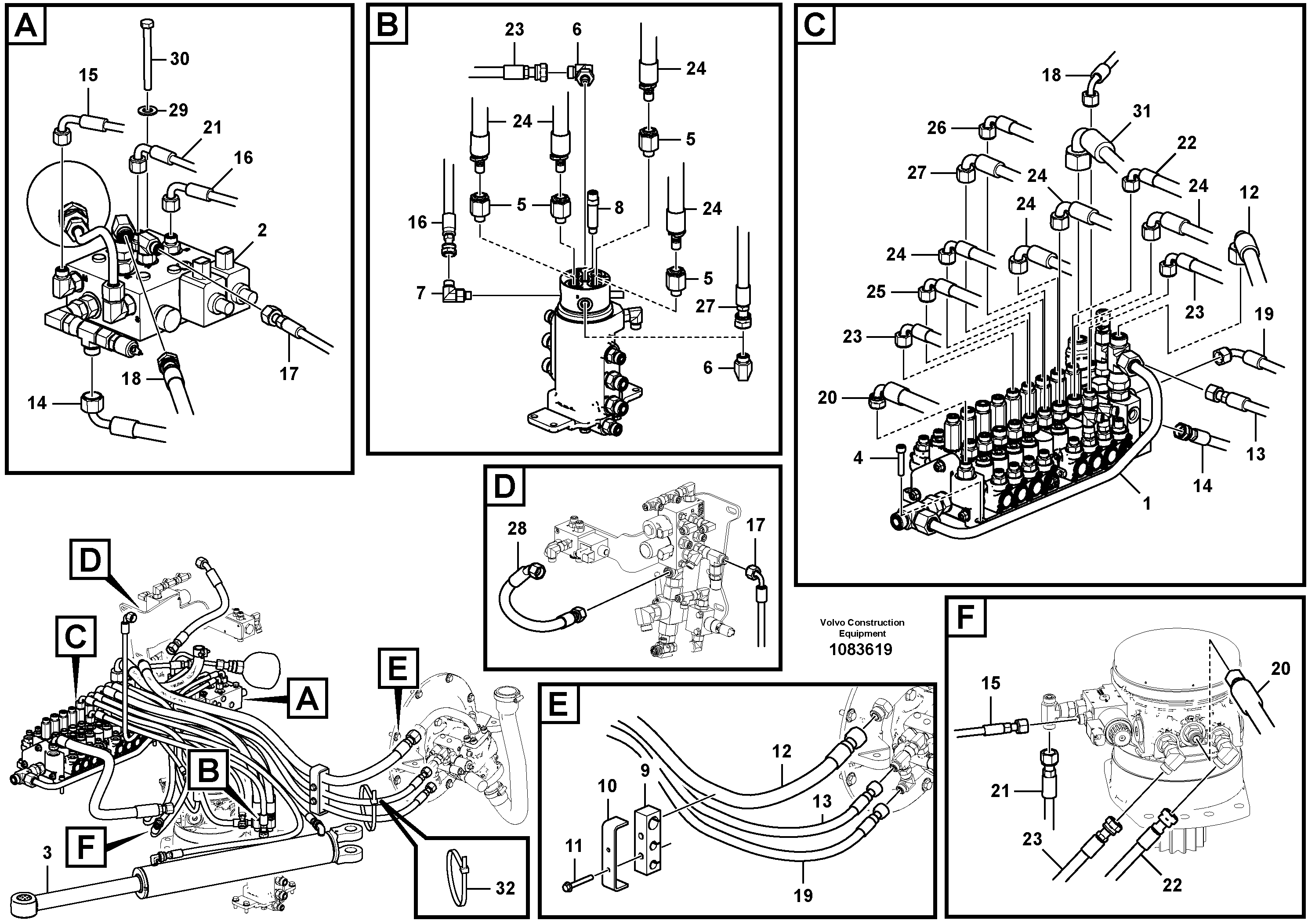 Timing gear casing VOE936255 VOLVO