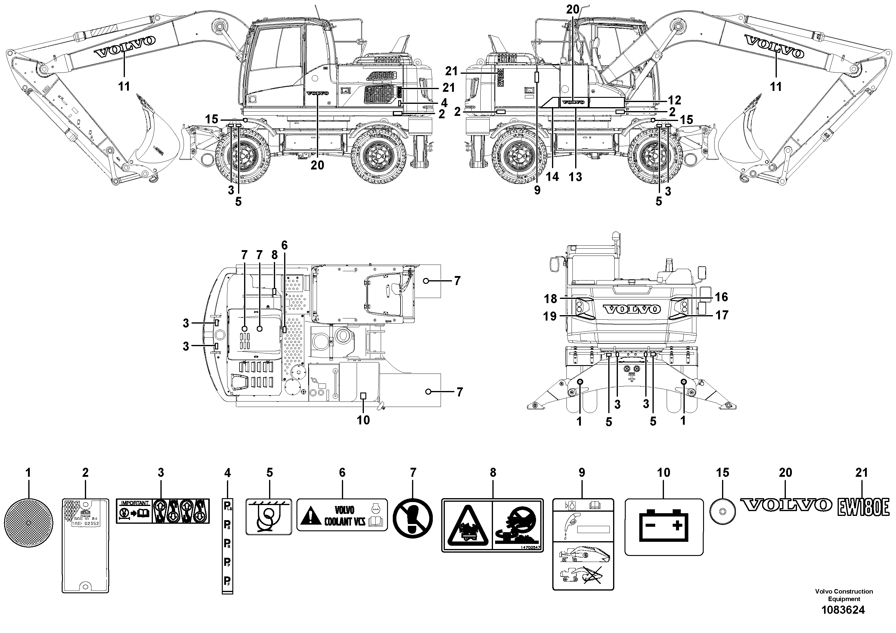 Cylinder Block VOE14625928 VOLVO